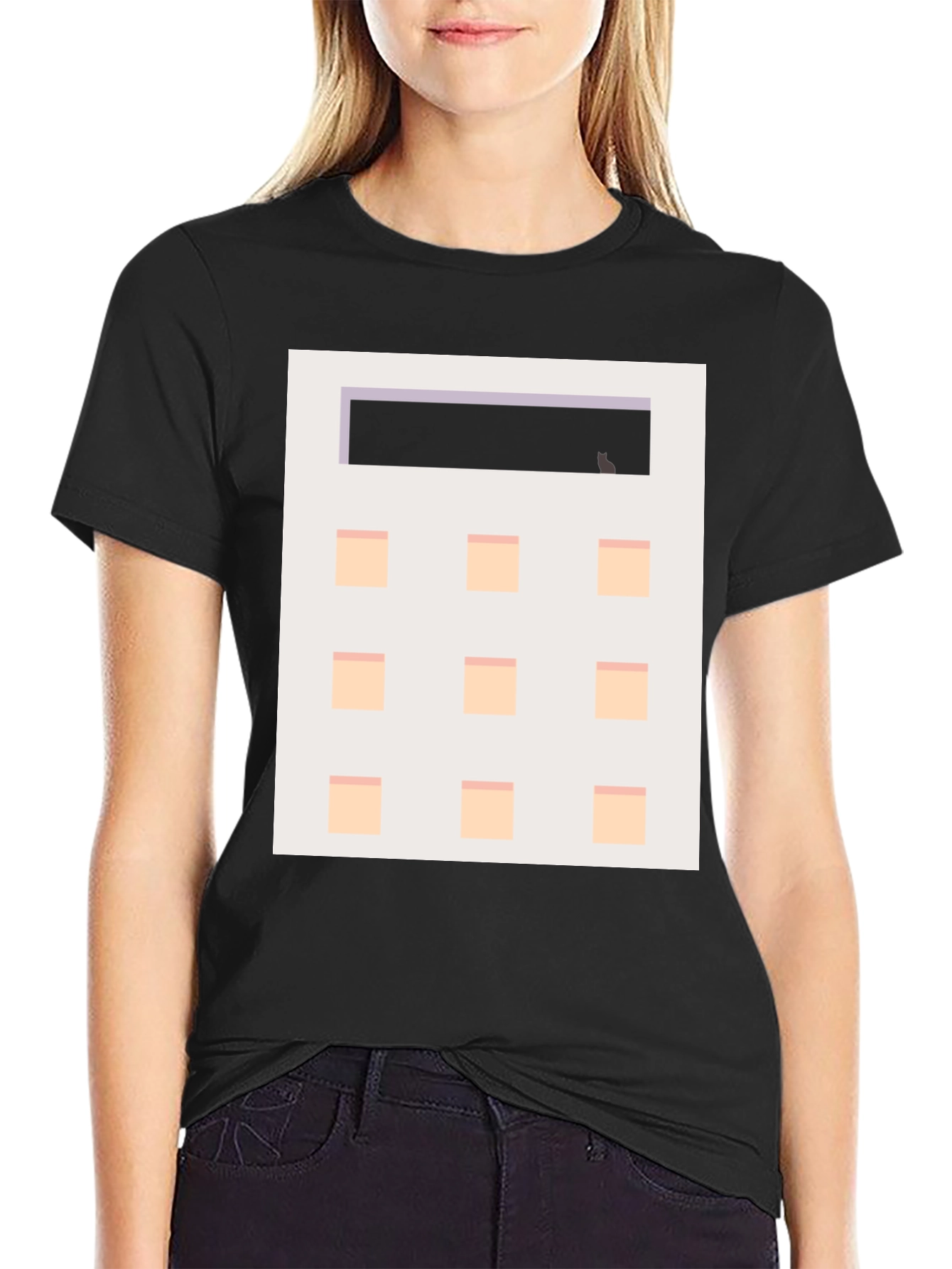 Calculator Graphic Tee - Geek Chic