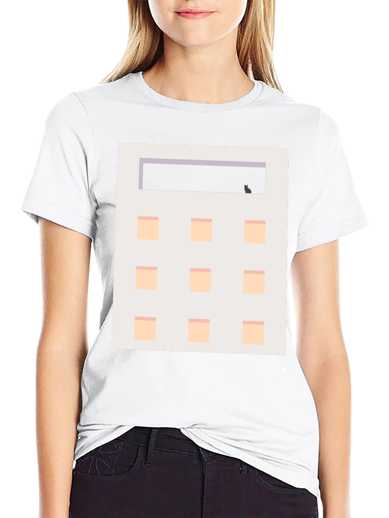 Calculator Graphic Tee - Geek Chic