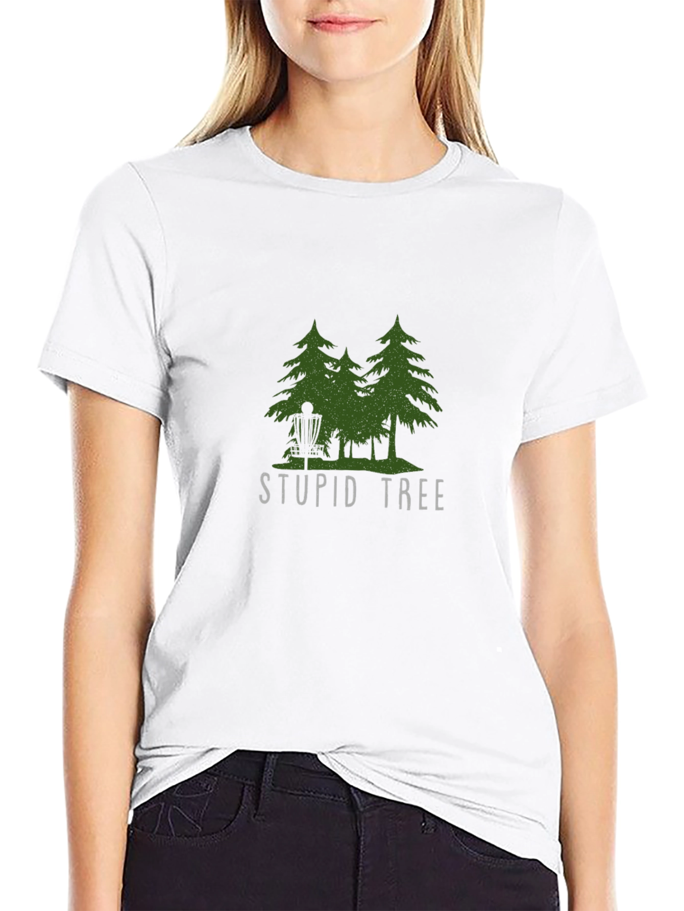 Stupid Tree Graphic T-Shirt
