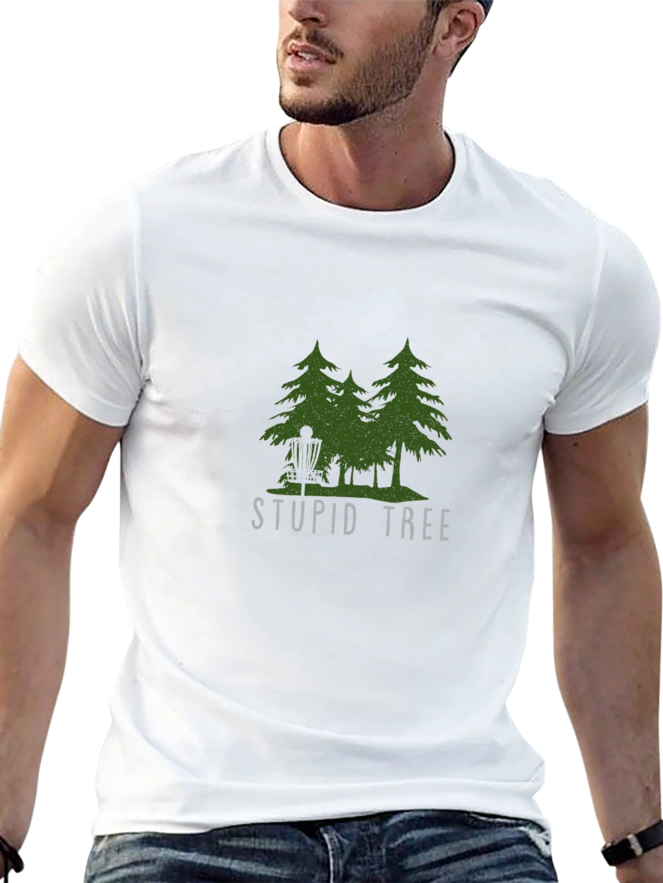 Stupid Tree Graphic T-Shirt