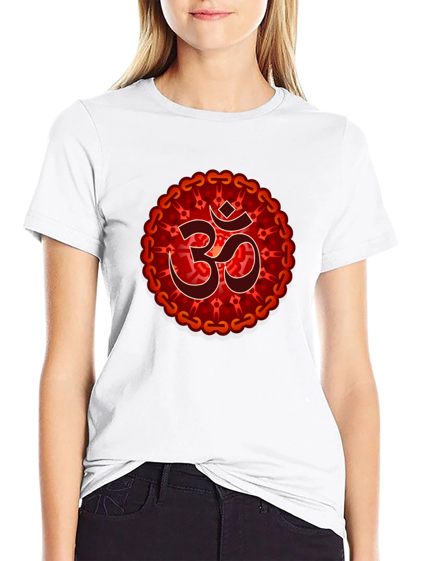 Om Mandala Graphic T-Shirt - Spiritual Design
