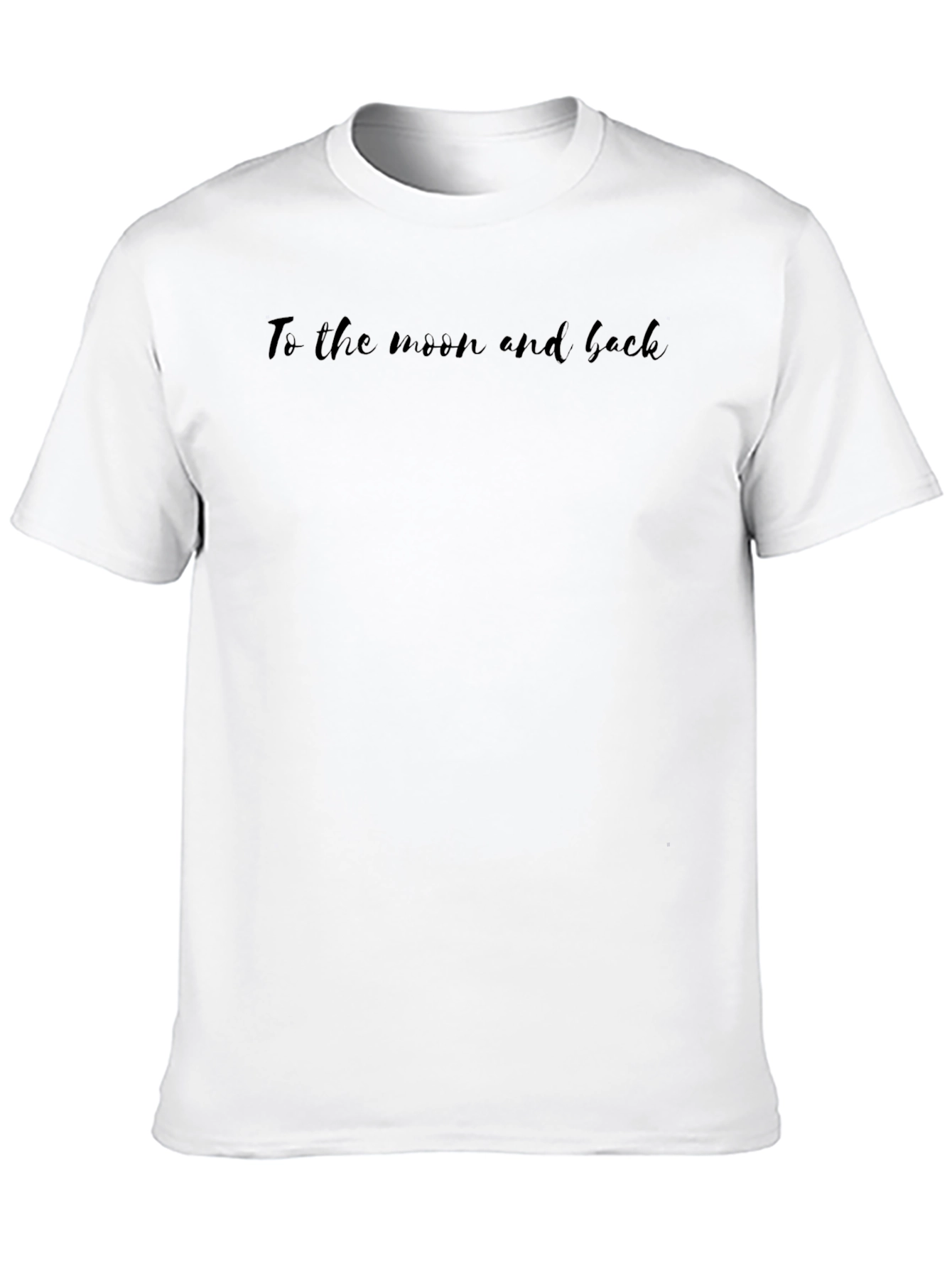 To the Moon and Back Black T-Shirt
