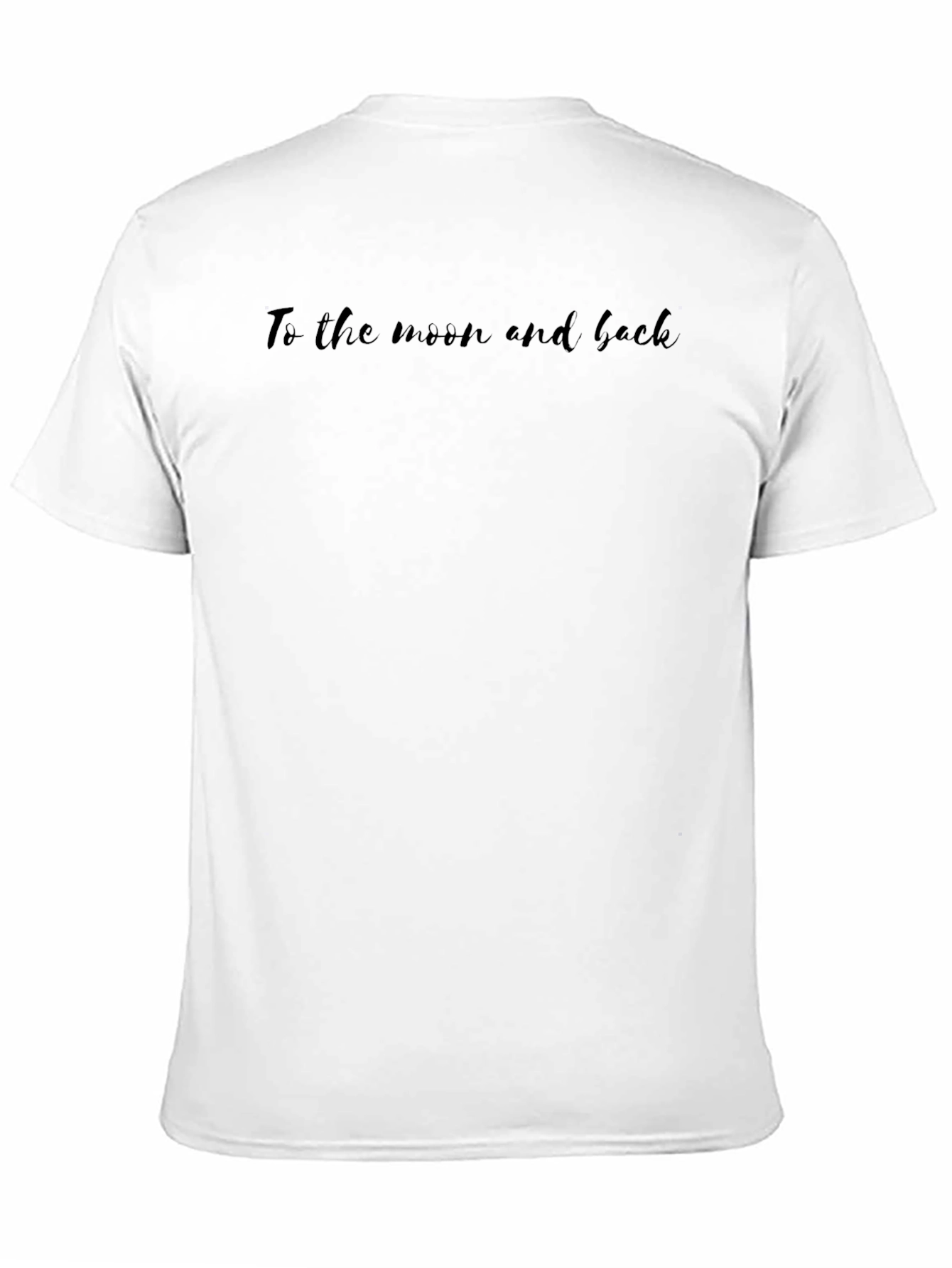 To the Moon and Back Black T-Shirt