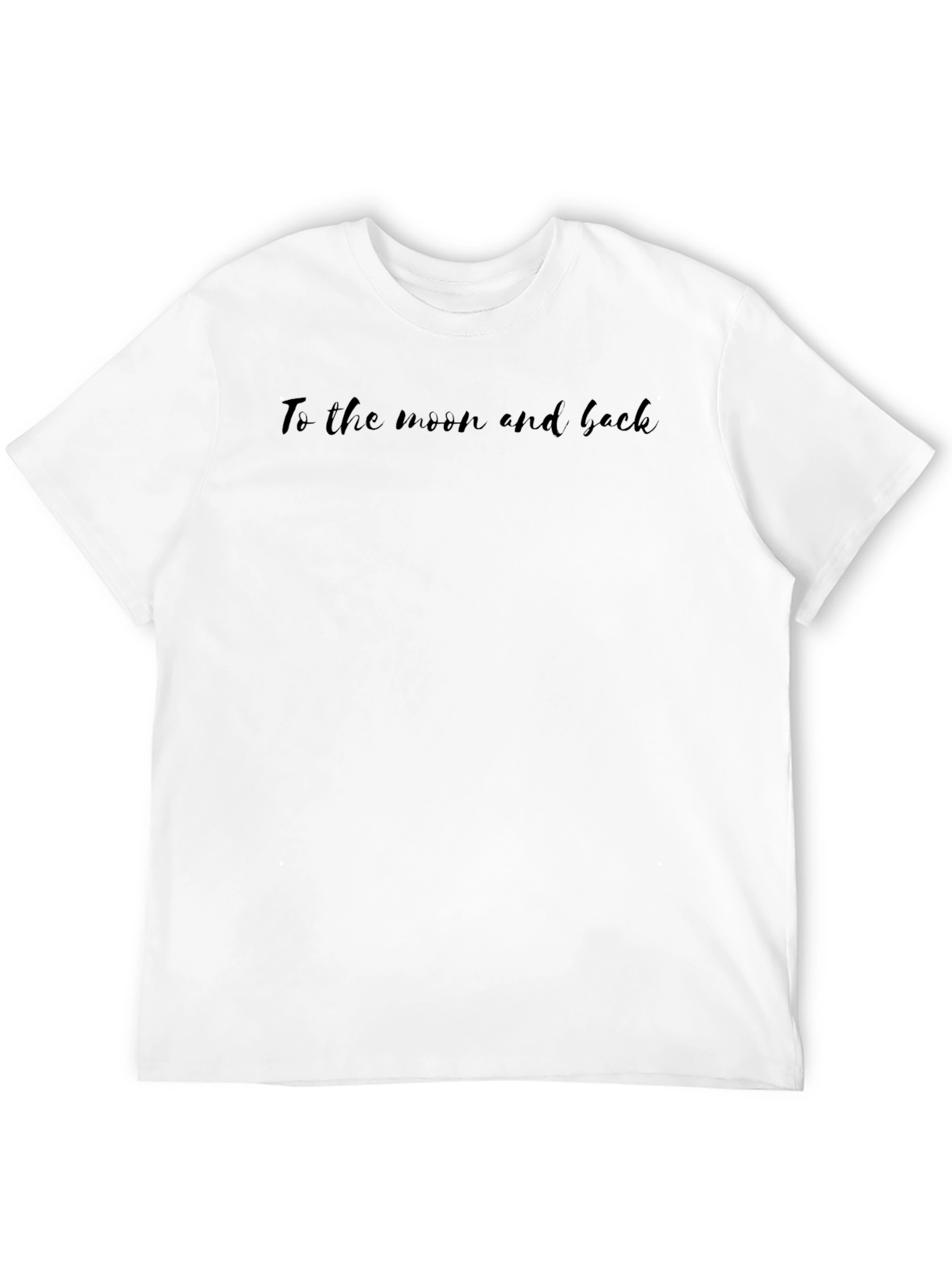 To the Moon and Back Black T-Shirt