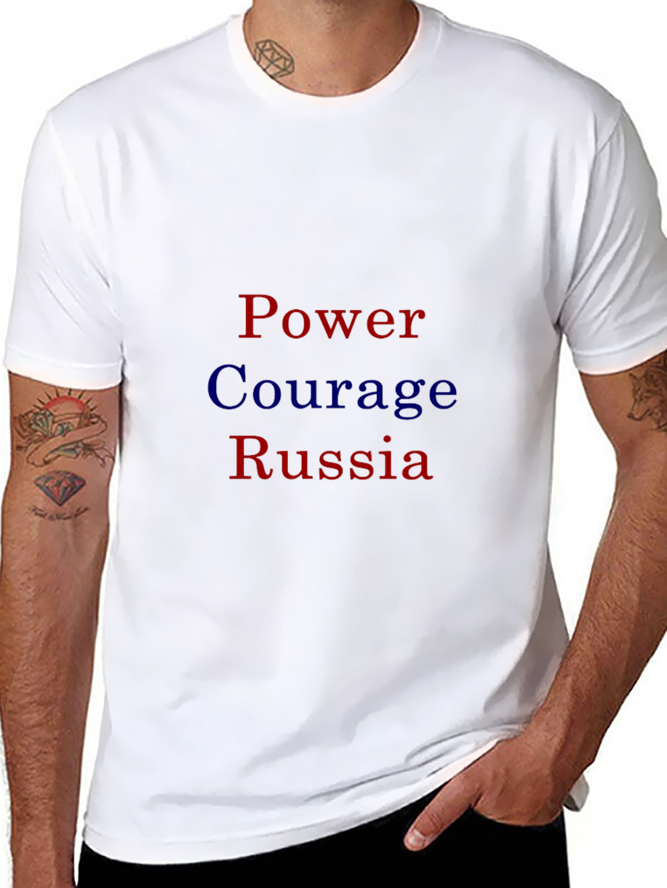 Power Courage Russia T-Shirt