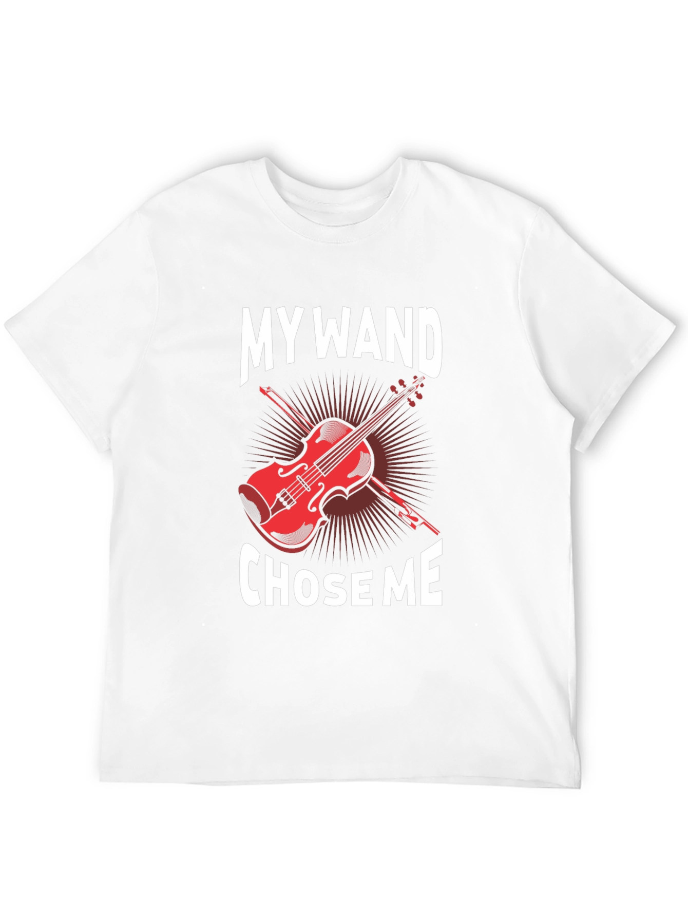 My Wand Chose Me Violin Graphic T-Shirt