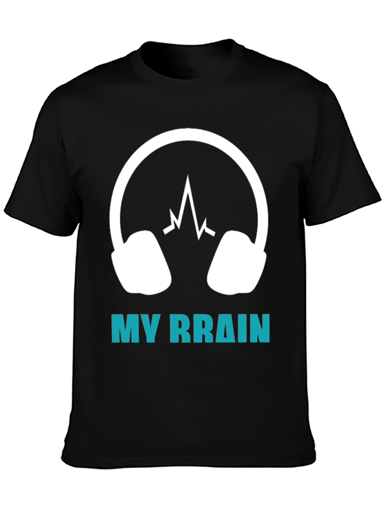 My Brain Headphones T-Shirt - Music Lover Tee