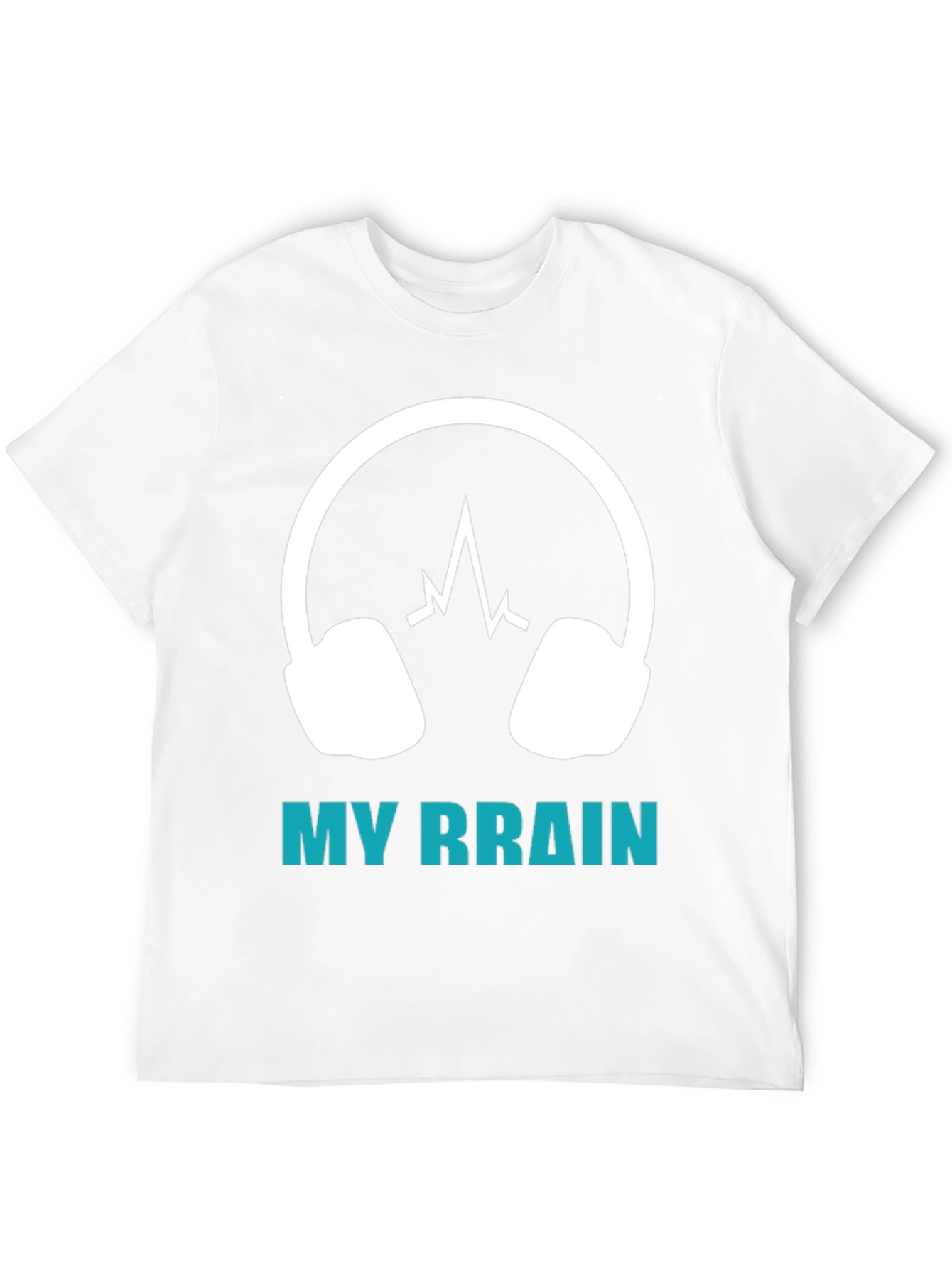 My Brain Headphones T-Shirt - Music Lover Tee