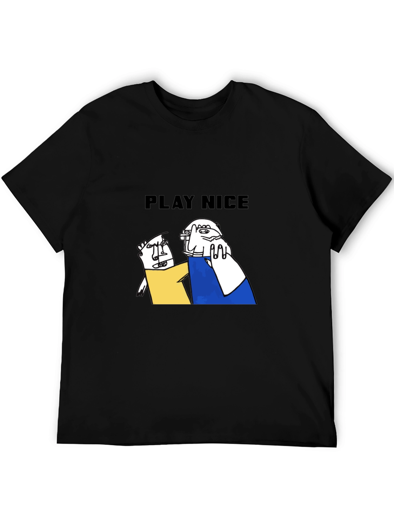 Play Nice Graphic Tee - Unique Design Casual Style