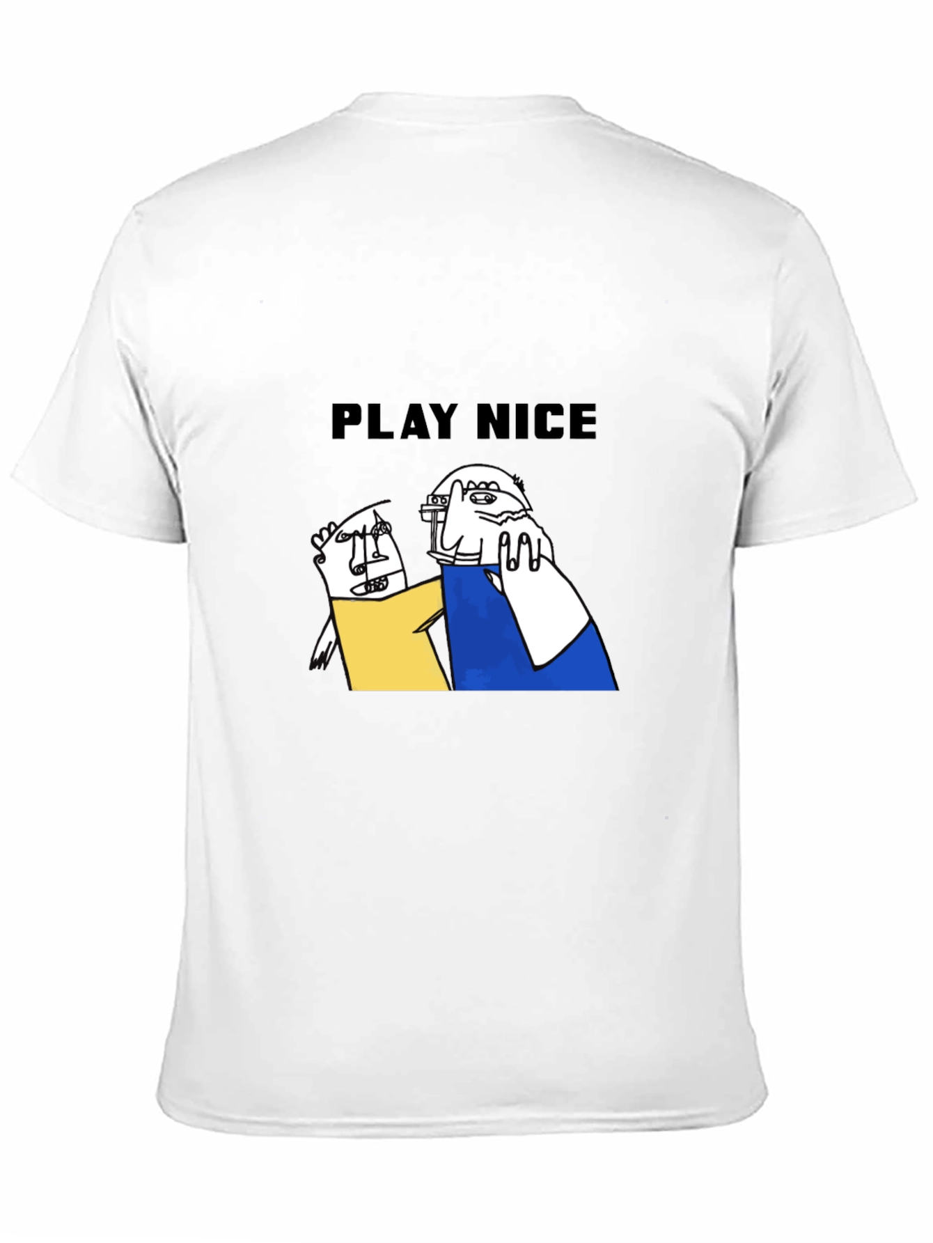 Play Nice Graphic Tee - Unique Design Casual Style