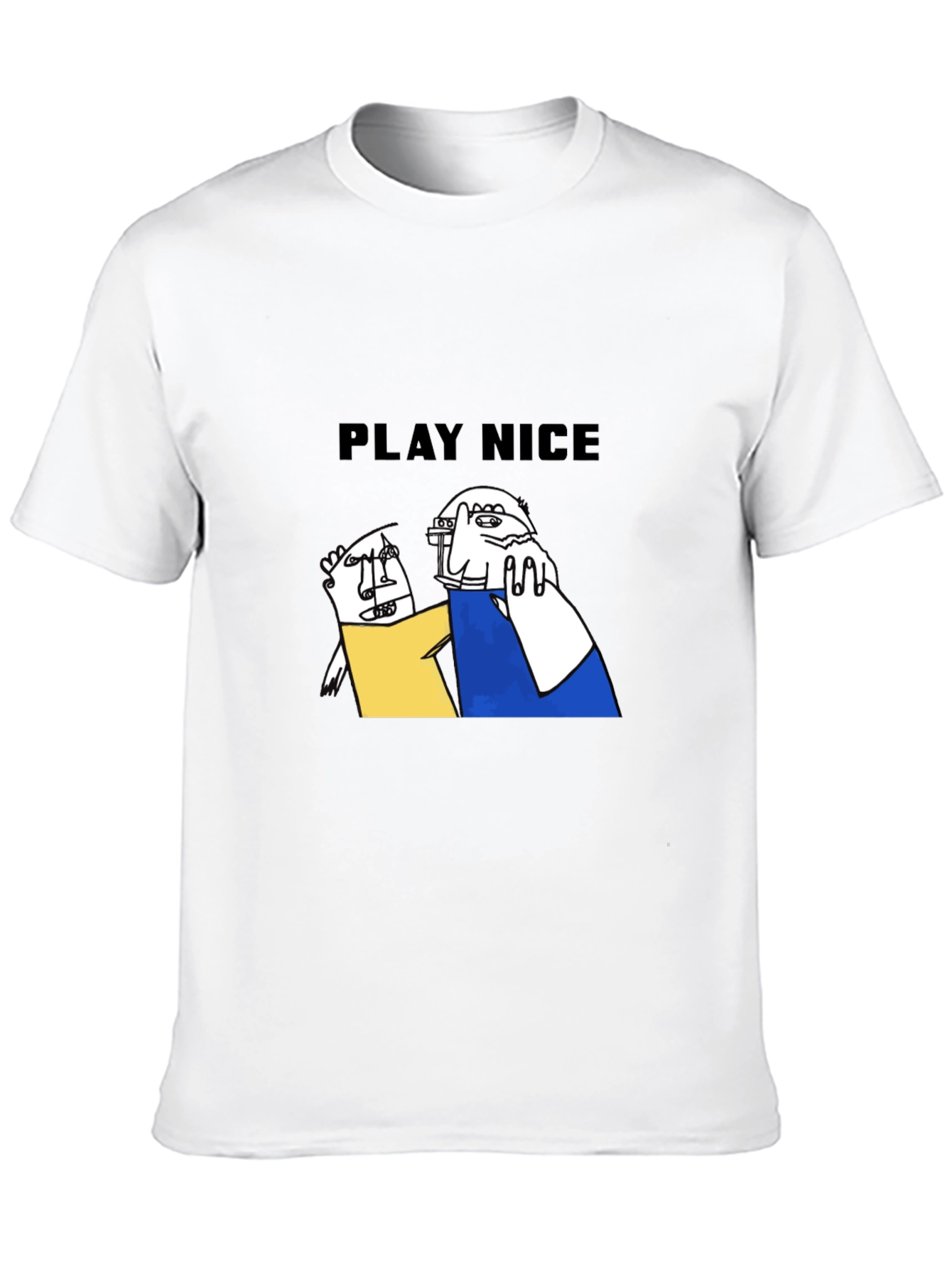 Play Nice Graphic Tee - Unique Design Casual Style
