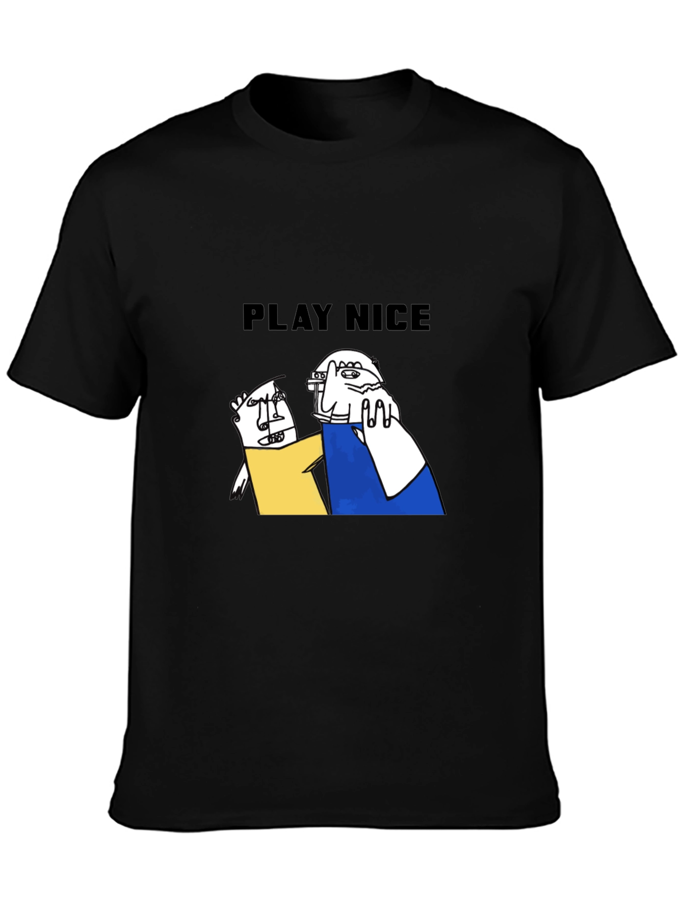 Play Nice Graphic Tee - Unique Design Casual Style
