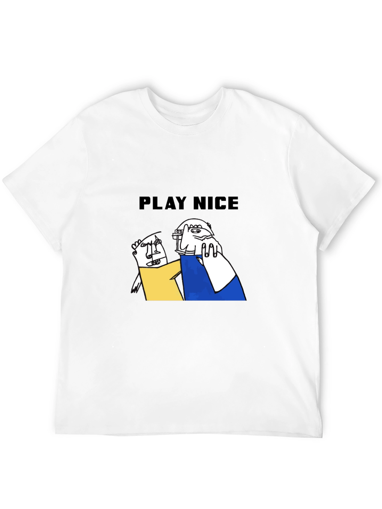 Play Nice Graphic Tee - Unique Design Casual Style