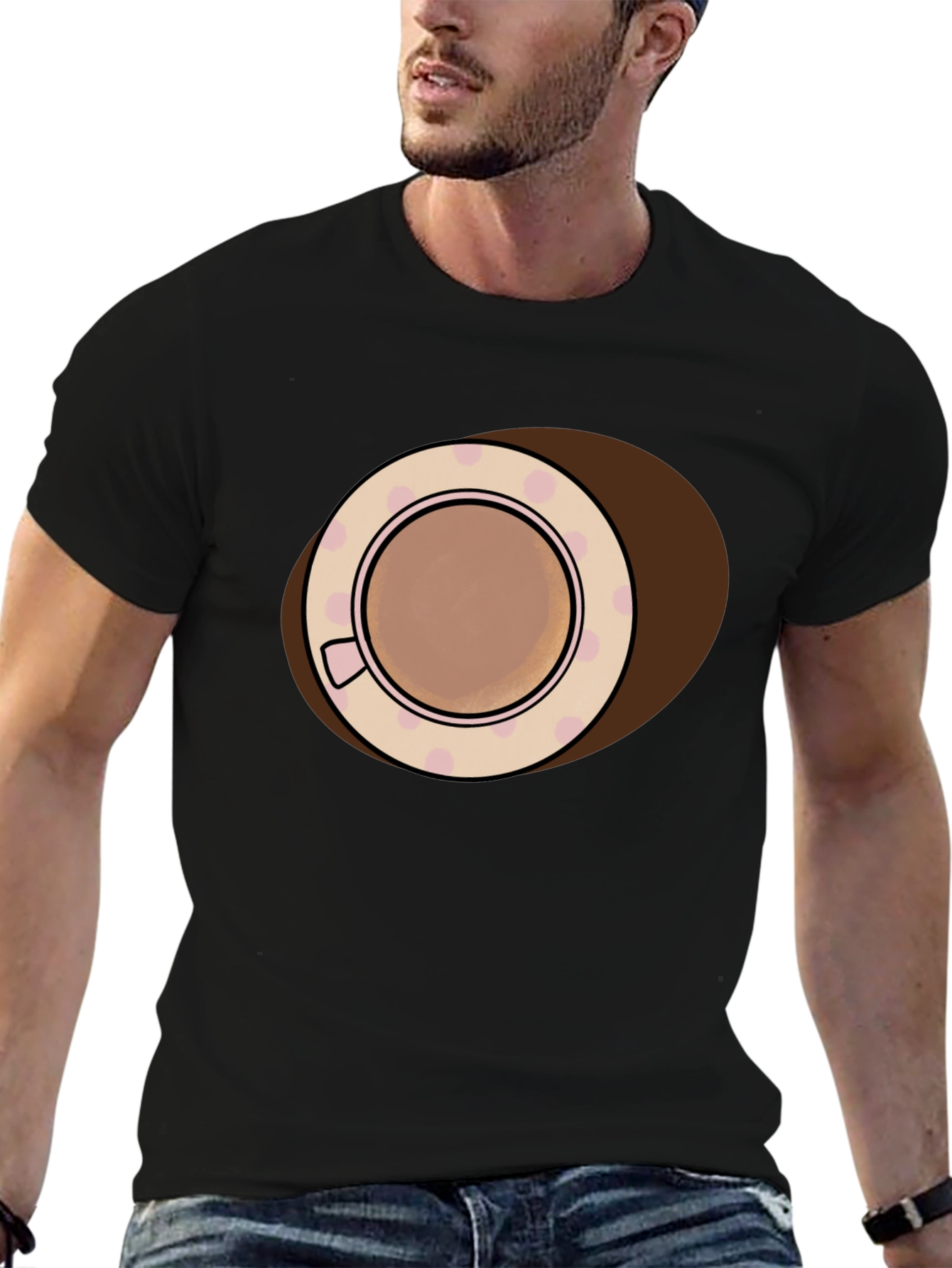 Coffee Cup Graphic T-Shirt