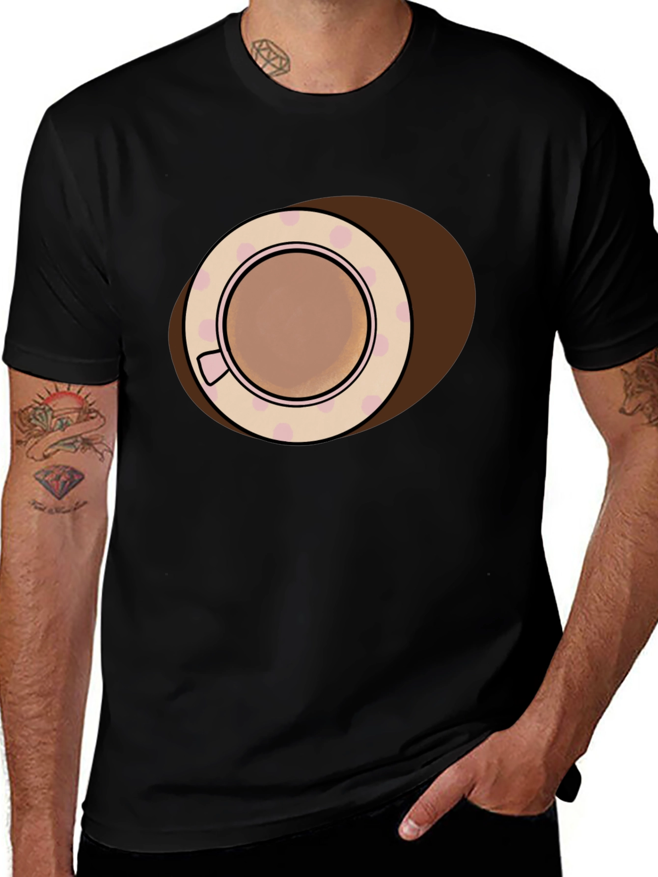 Coffee Cup Graphic T-Shirt