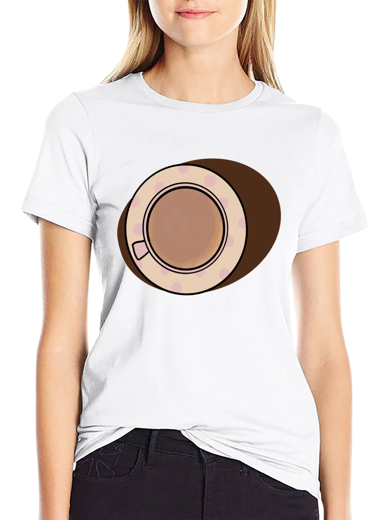Coffee Cup Graphic T-Shirt