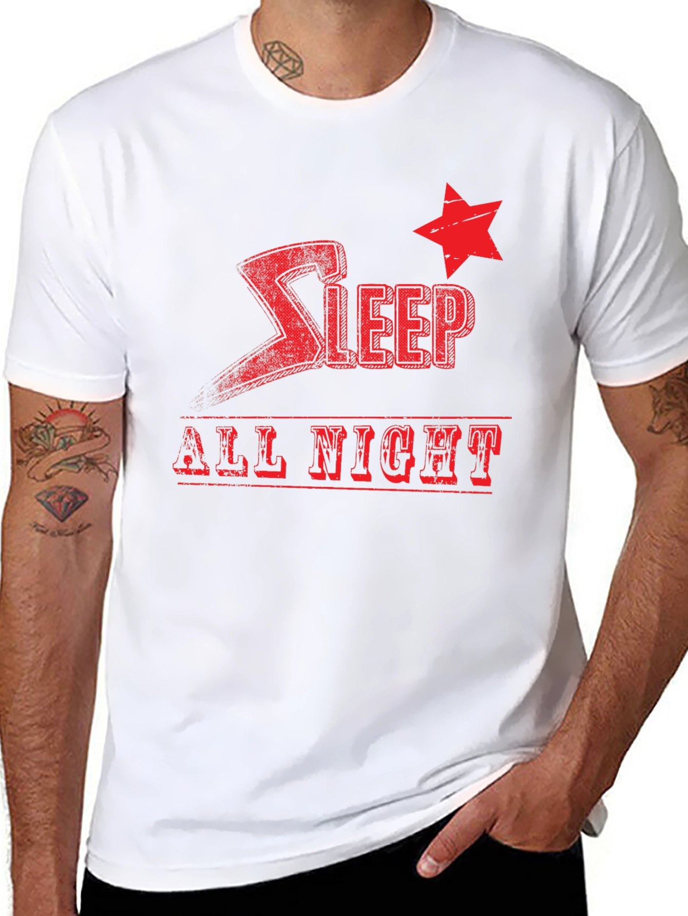 Sleep All Night Graphic Tee