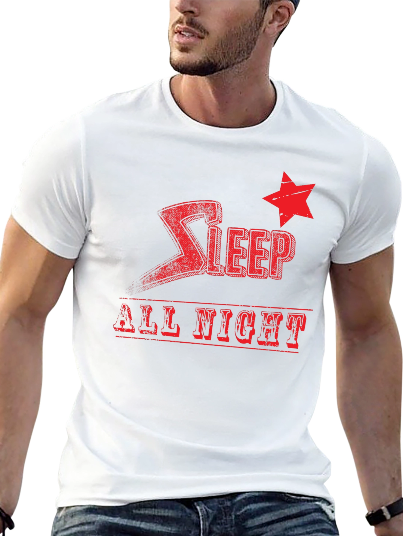 Sleep All Night Graphic Tee
