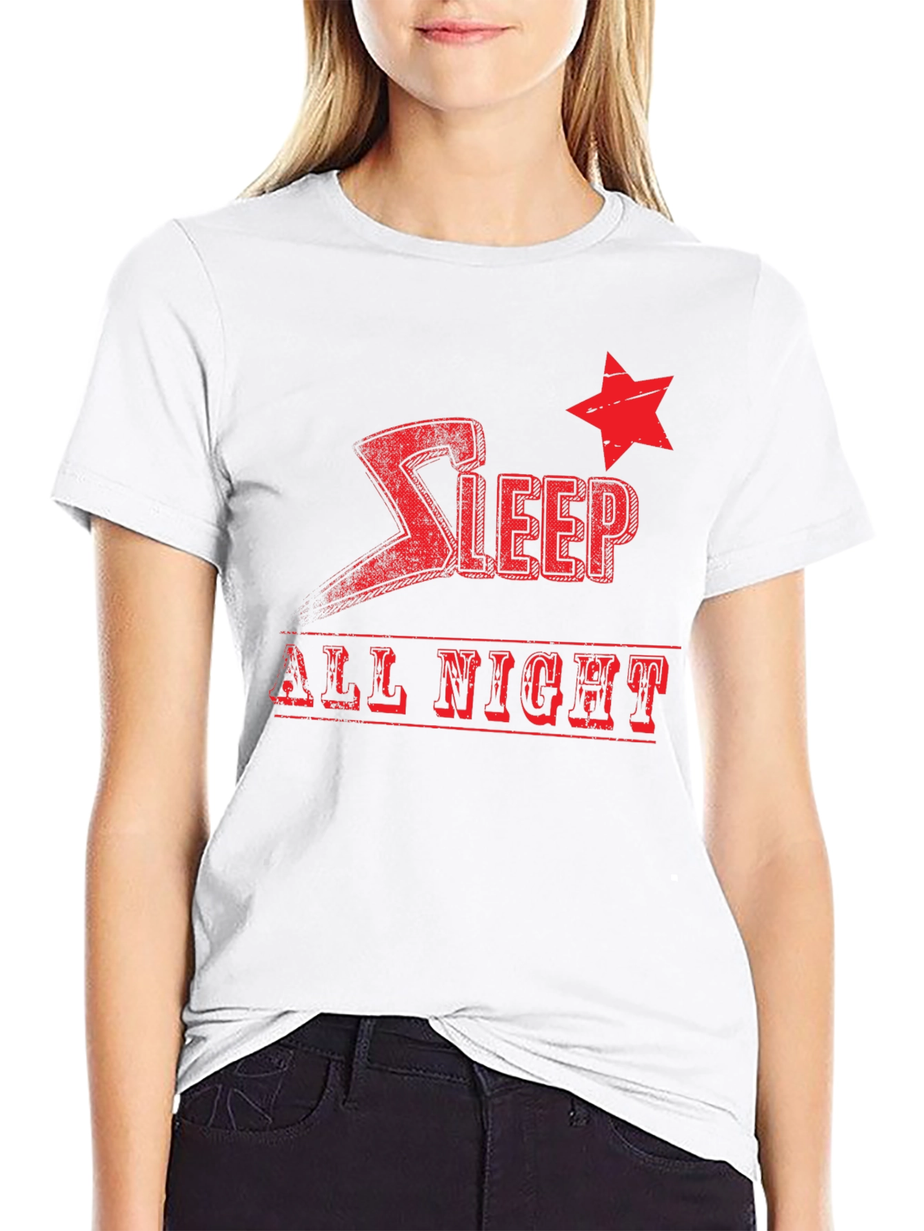 Sleep All Night Graphic Tee