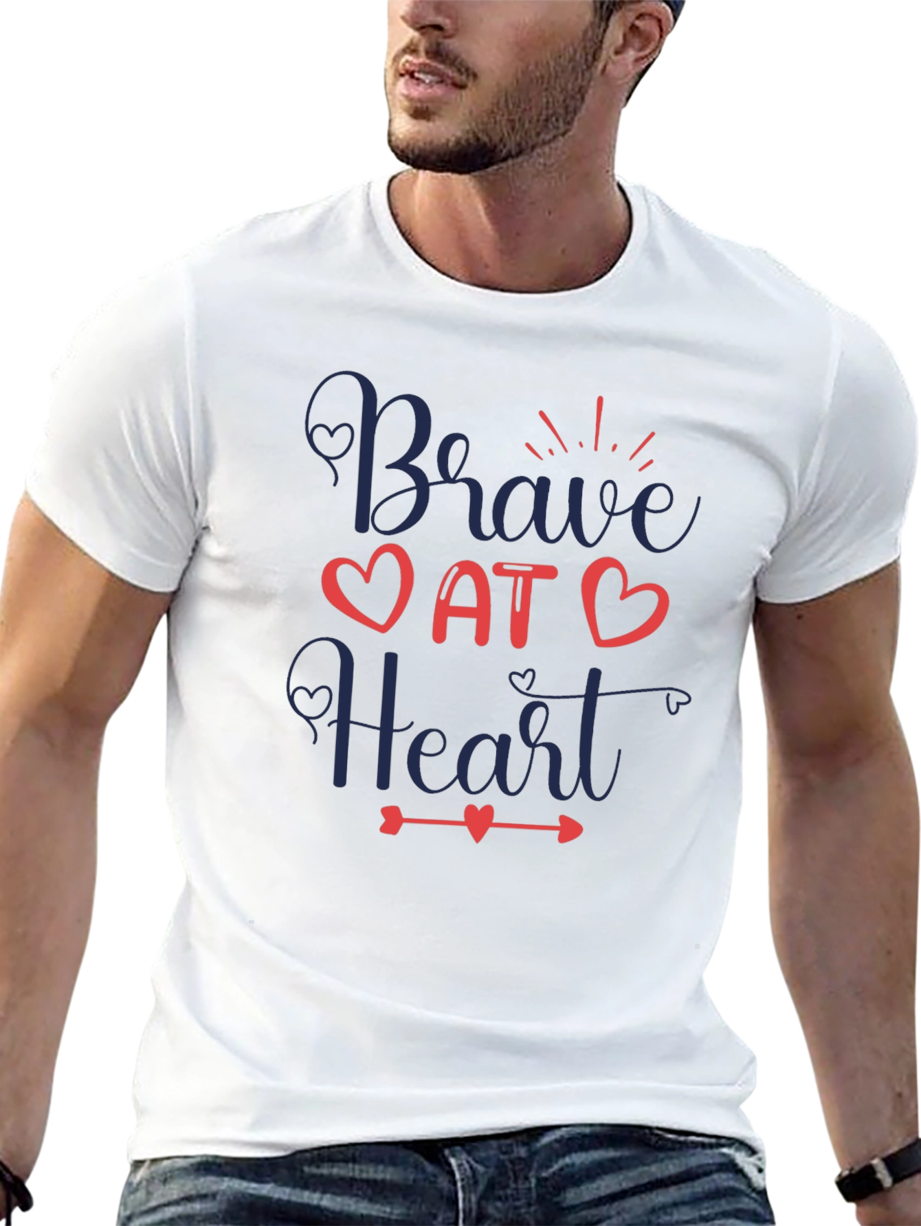 Brave at Heart Graphic Tee