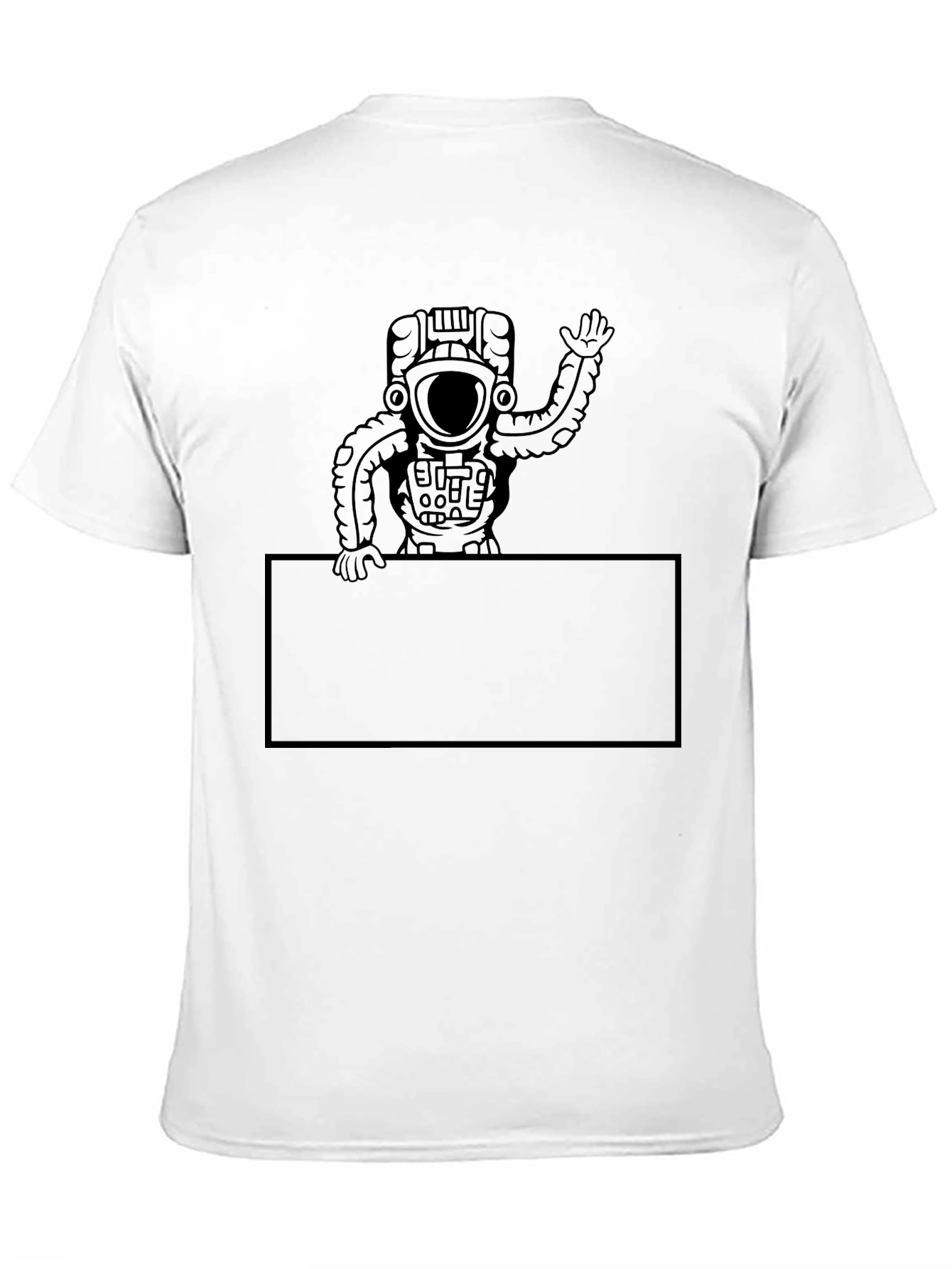 Astronaut Graphic Tee - Mens Black T-Shirt