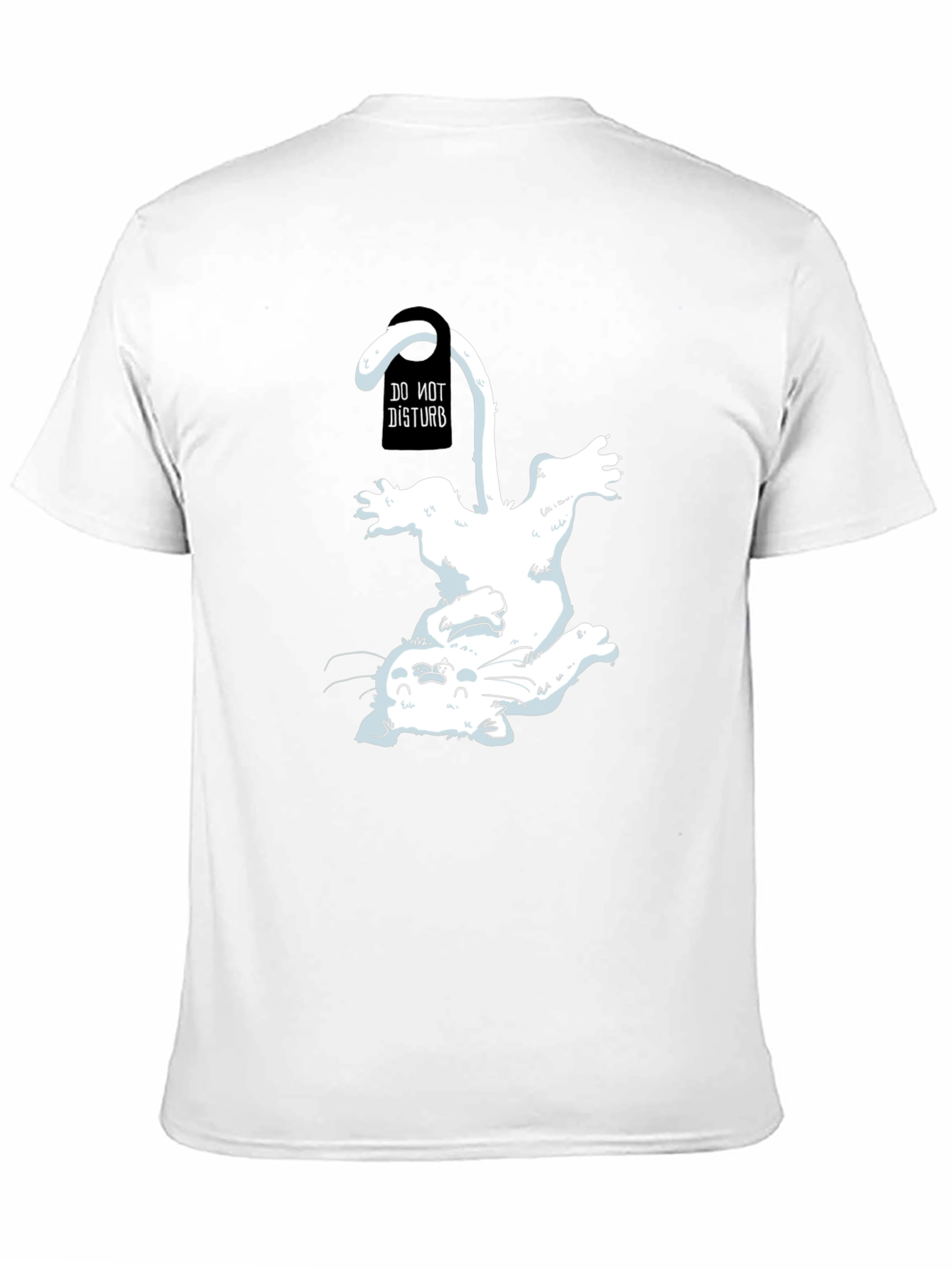 Do Not Disturb Cat T-Shirt - Playful Graphic Tee