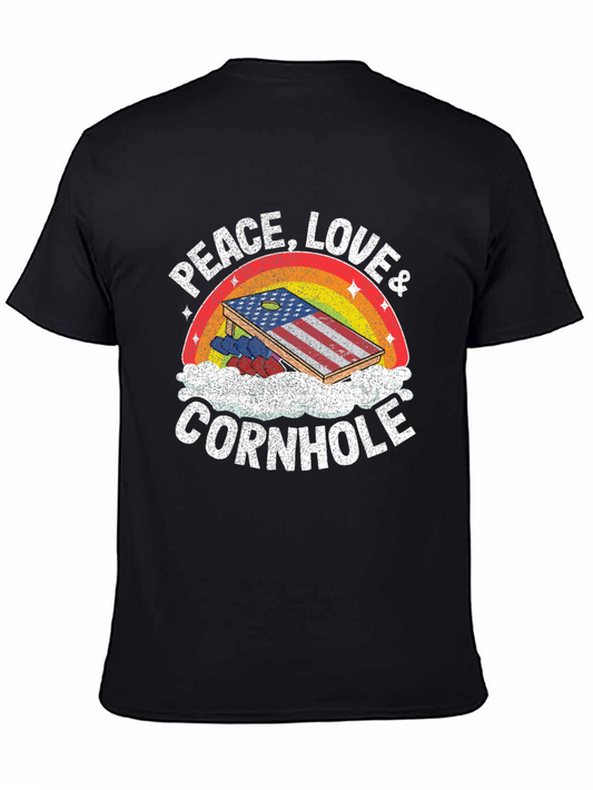 Peace Love Cornhole T-Shirt