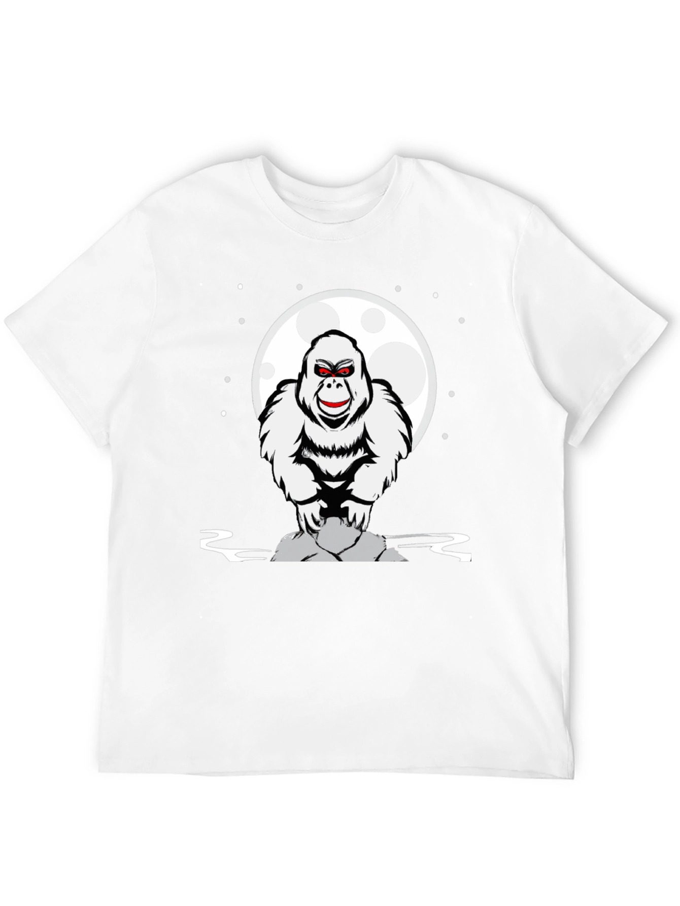 Yeti Moon T-Shirt - Cryptid Graphic Tee