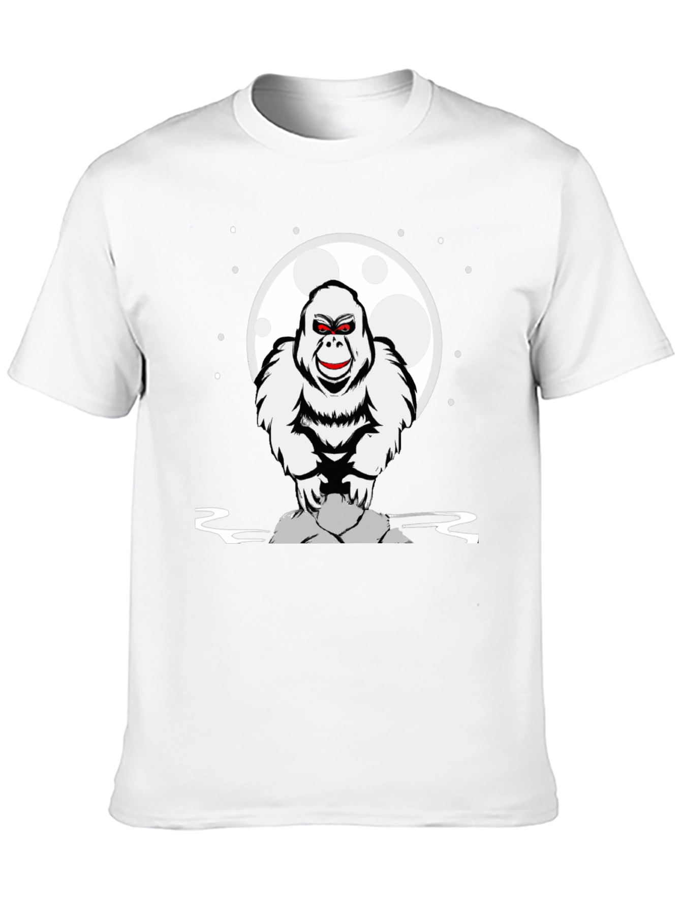 Yeti Moon T-Shirt - Cryptid Graphic Tee
