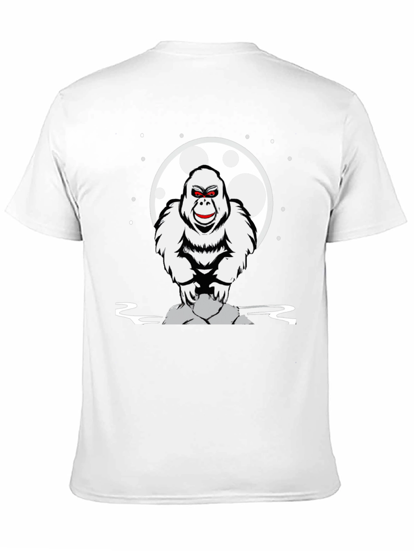Yeti Moon T-Shirt - Cryptid Graphic Tee