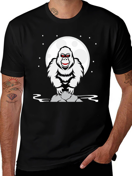 Yeti Moon T-Shirt - Cryptid Graphic Tee
