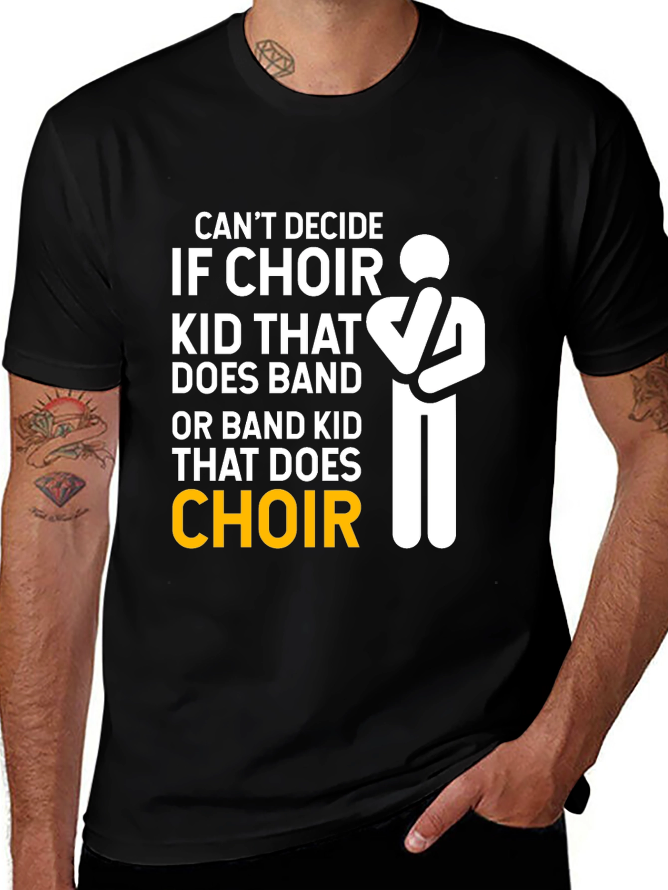 Choir or Band Kid Graphic Tee