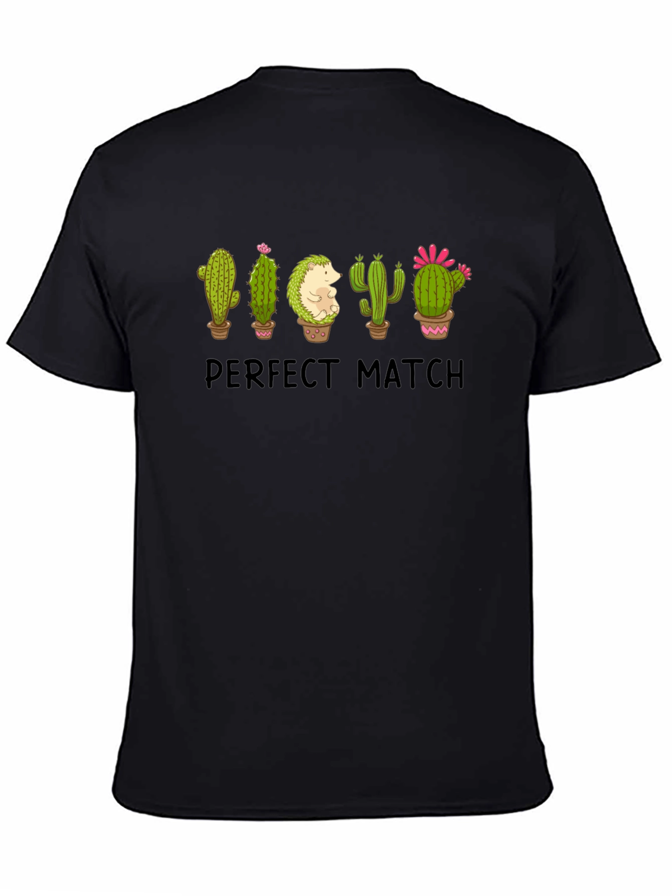 Perfect Match Cactus & Hedgehog Graphic Tee