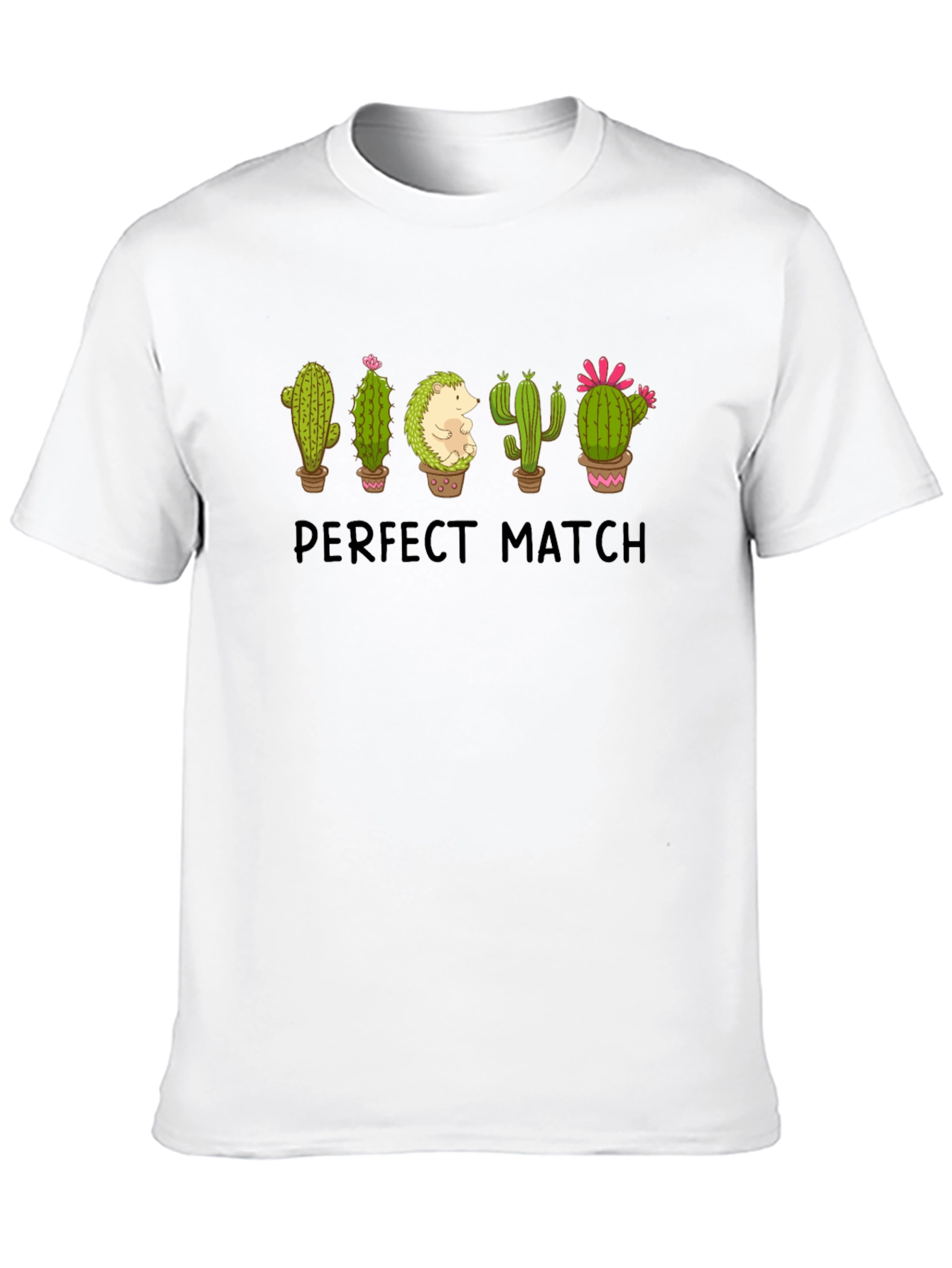 Perfect Match Cactus & Hedgehog Graphic Tee