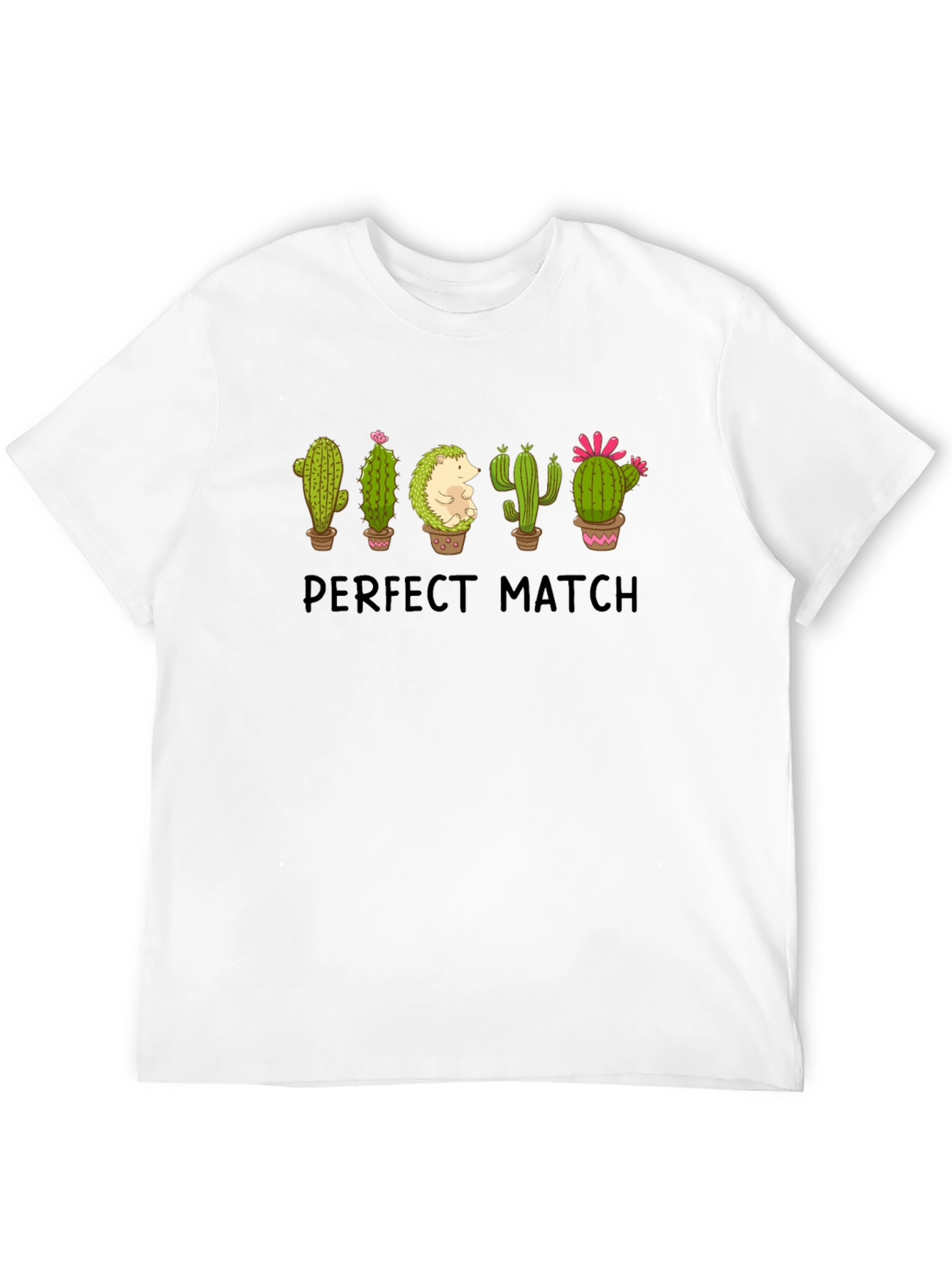 Perfect Match Cactus & Hedgehog Graphic Tee