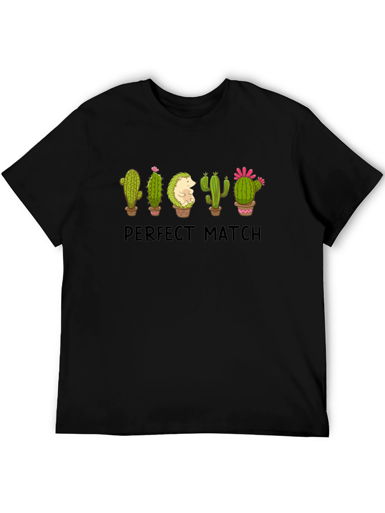 Perfect Match Cactus & Hedgehog Graphic Tee