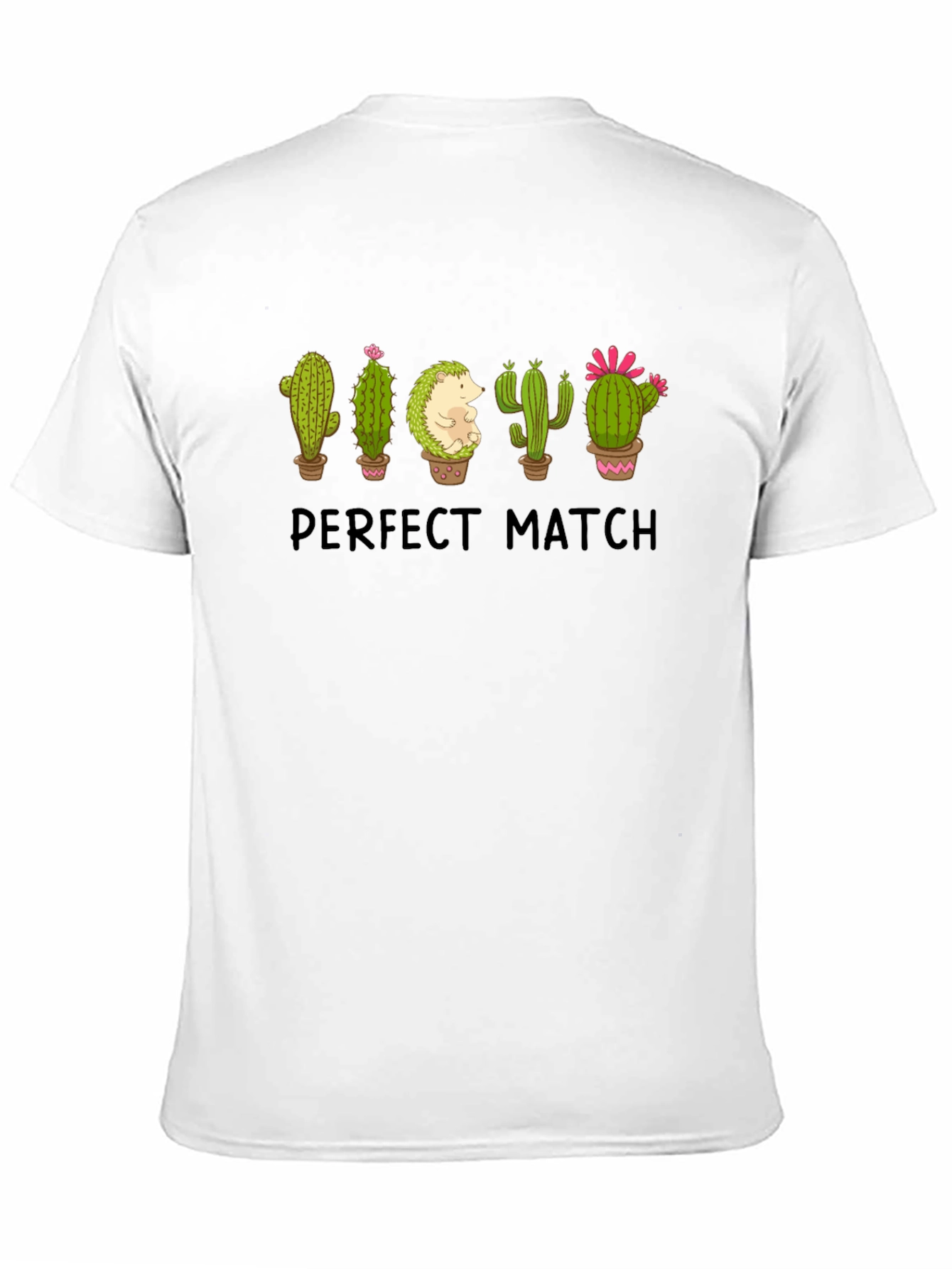Perfect Match Cactus & Hedgehog Graphic Tee