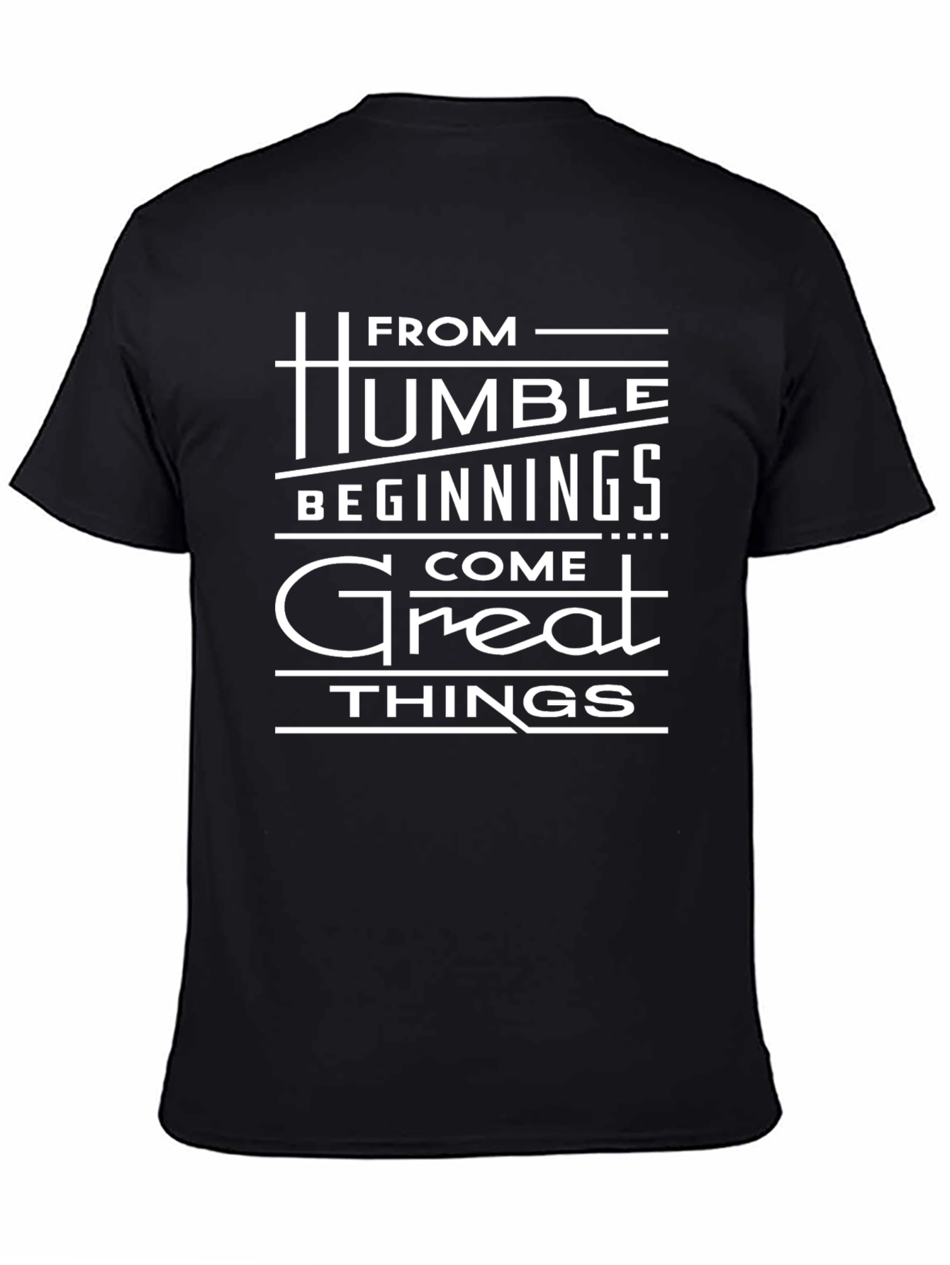Humble Beginnings Graphic Tee - Inspirational Design
