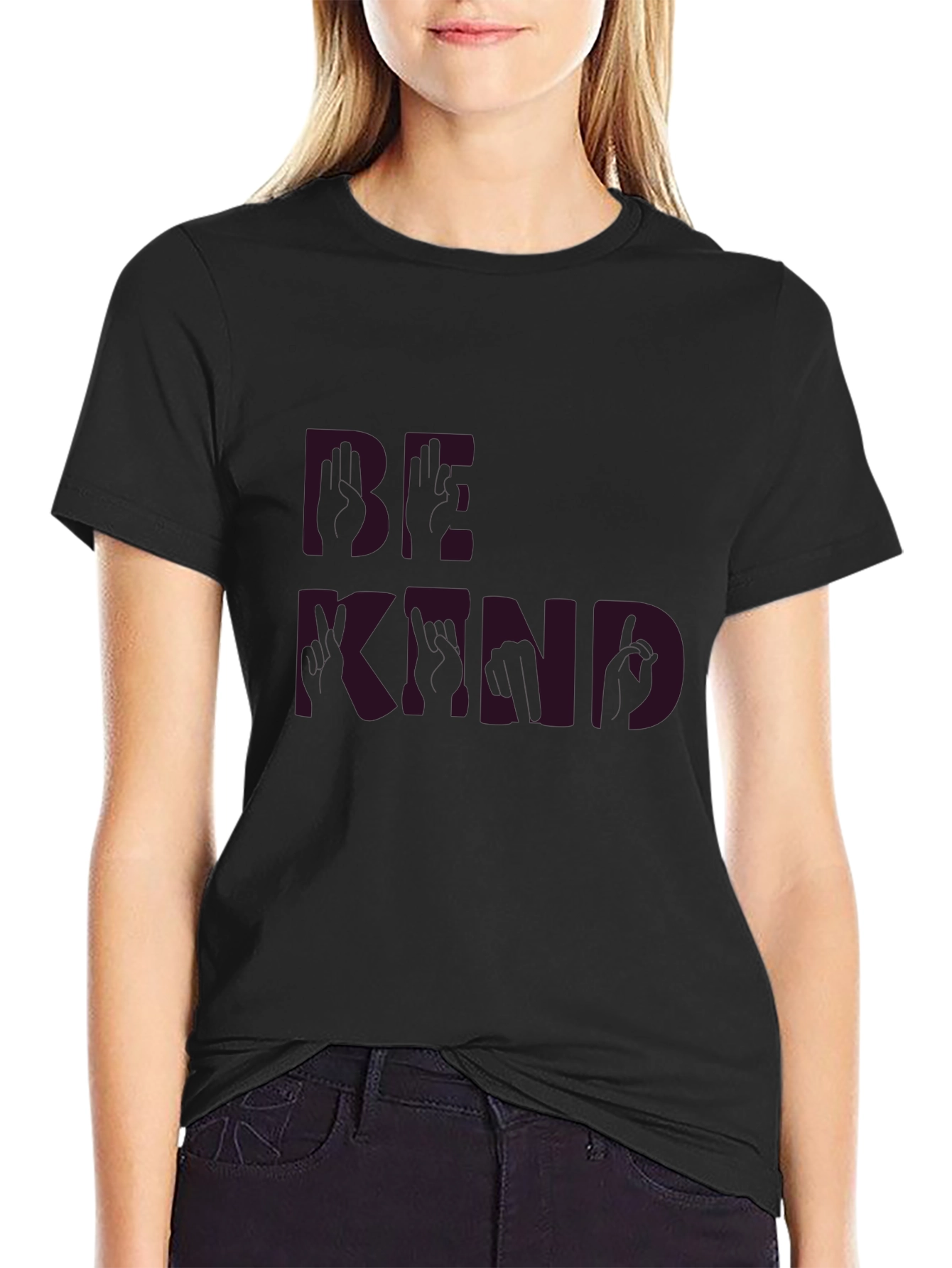 Be Kind Graphic Tee - Soft Cotton Blend T-Shirt