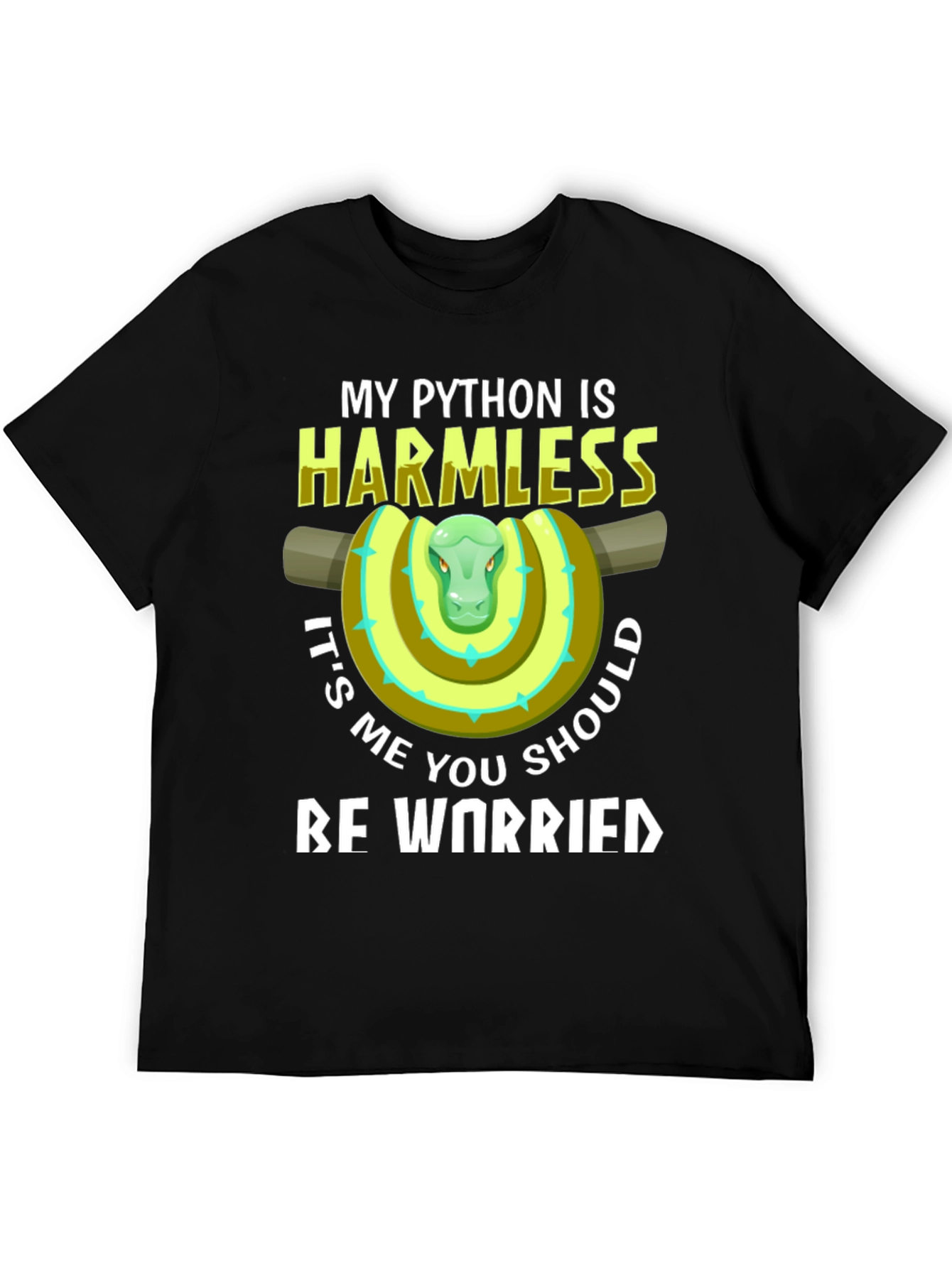 My Python Is Harmless Funny Snake T-Shirt