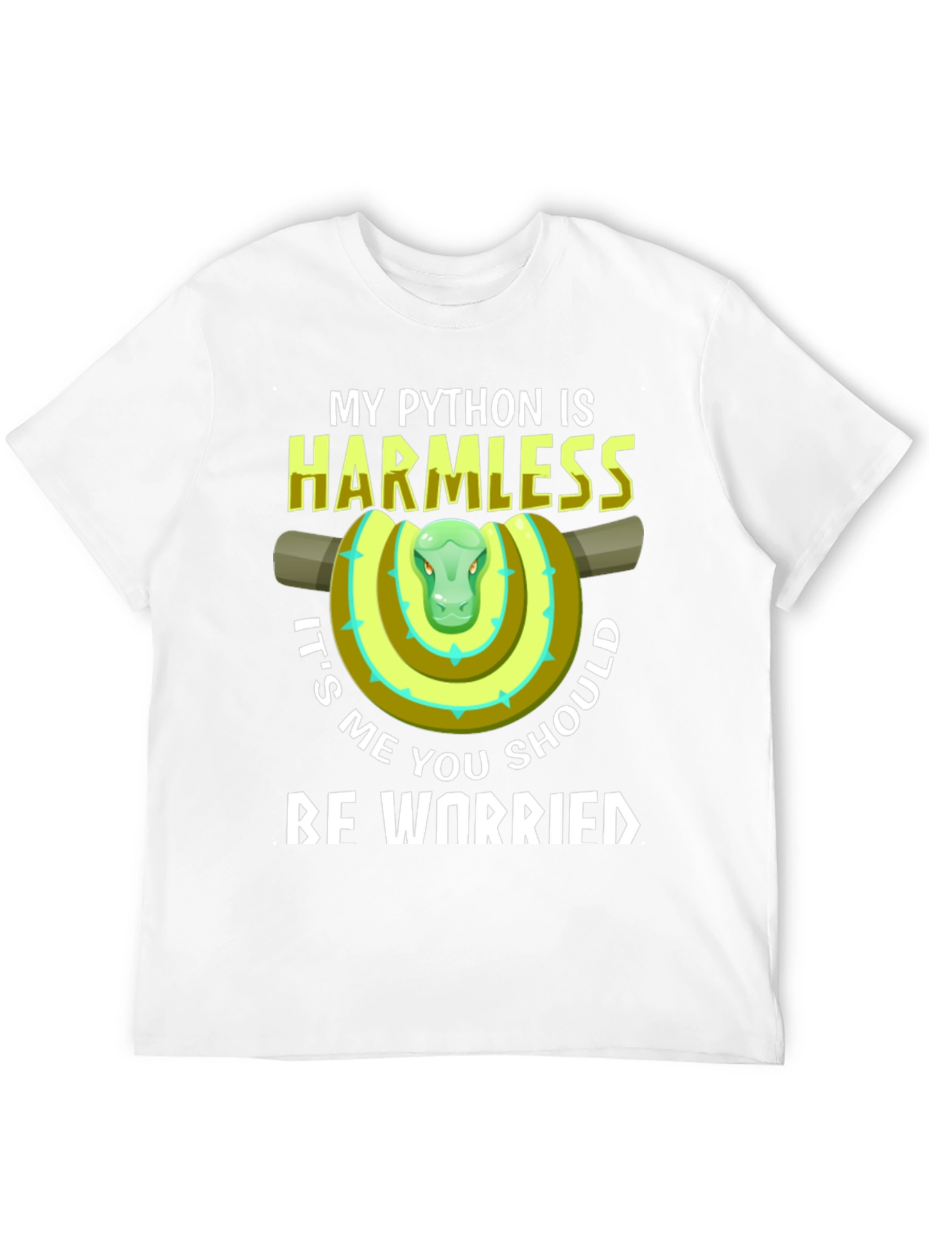 My Python Is Harmless Funny Snake T-Shirt