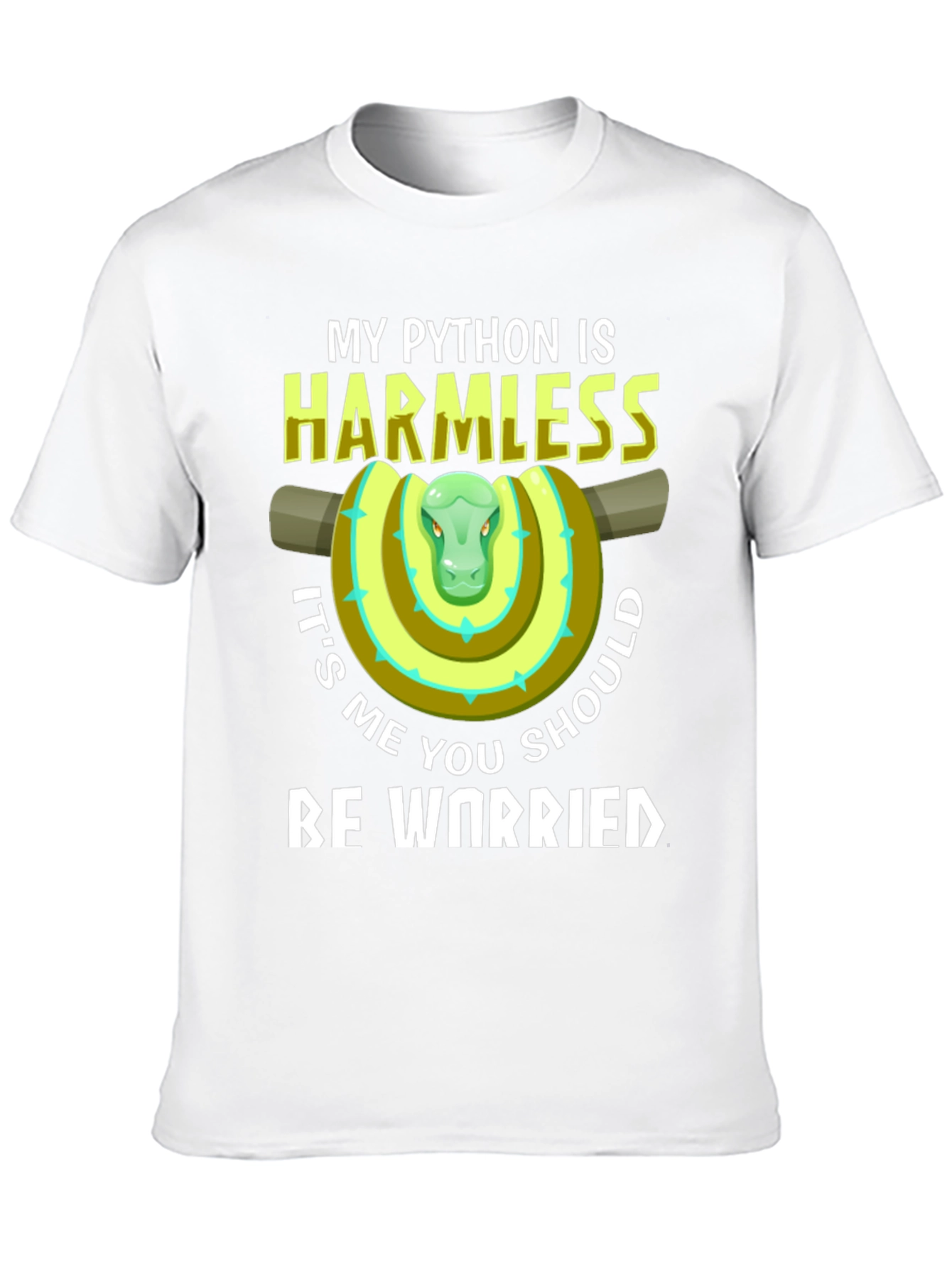 My Python Is Harmless Funny Snake T-Shirt