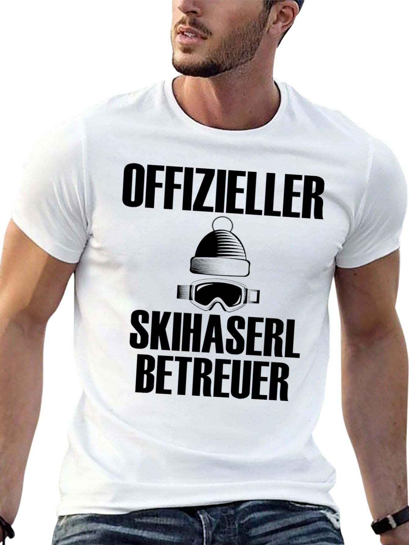 Offizieller Skihaserl Betreuer Black T-Shirt