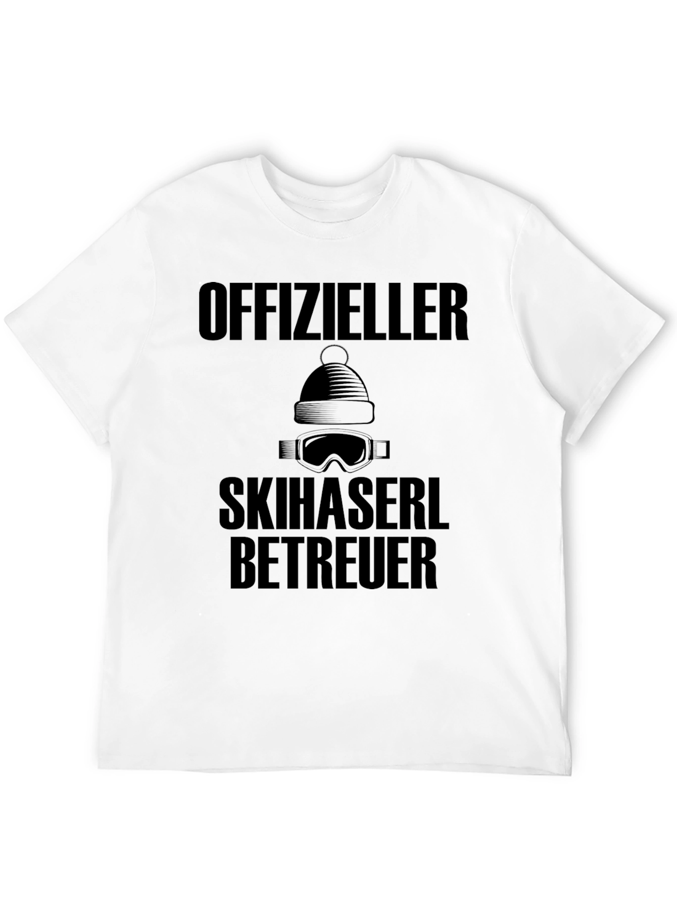 Offizieller Skihaserl Betreuer Black T-Shirt