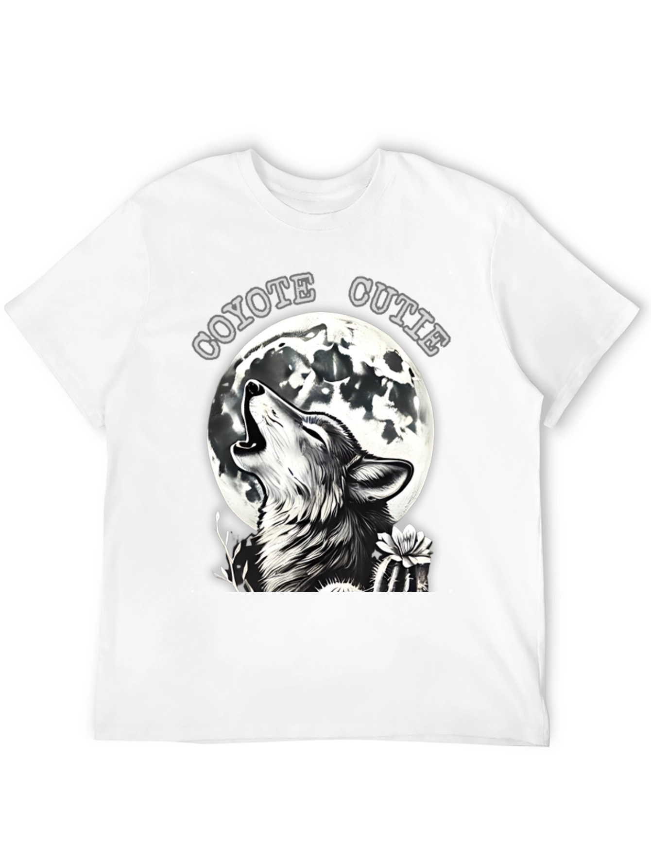 Coyote Cutie T-Shirt - Wolf Howling at Moon