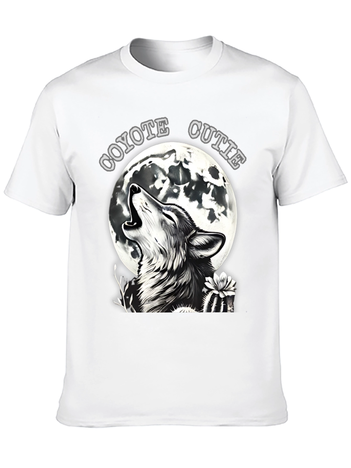 Coyote Cutie T-Shirt - Wolf Howling at Moon