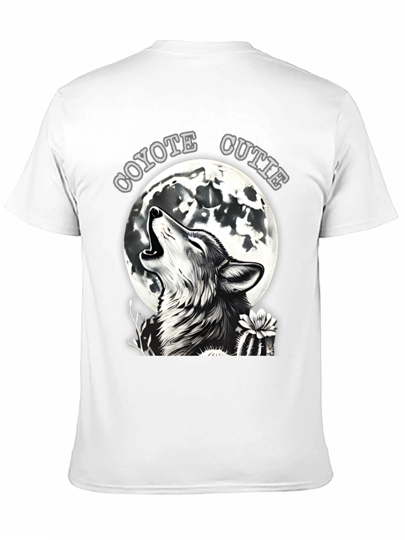 Coyote Cutie T-Shirt - Wolf Howling at Moon