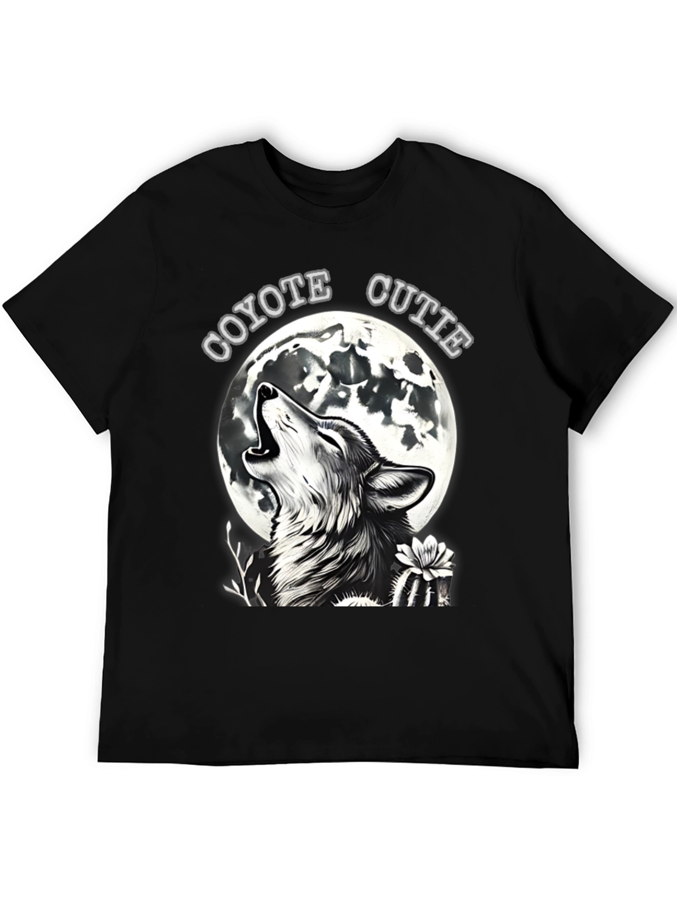 Coyote Cutie T-Shirt - Wolf Howling at Moon