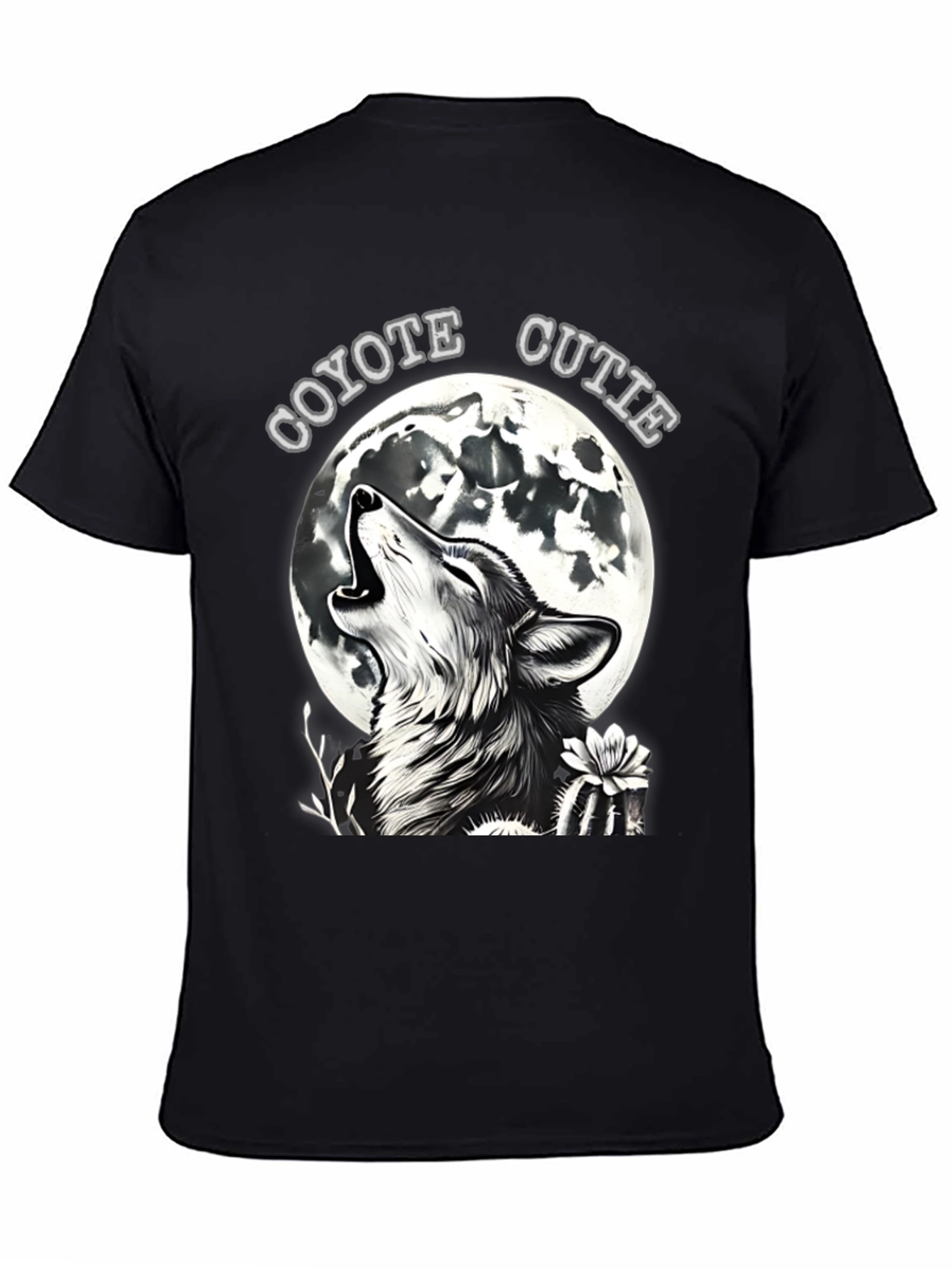 Coyote Cutie T-Shirt - Wolf Howling at Moon