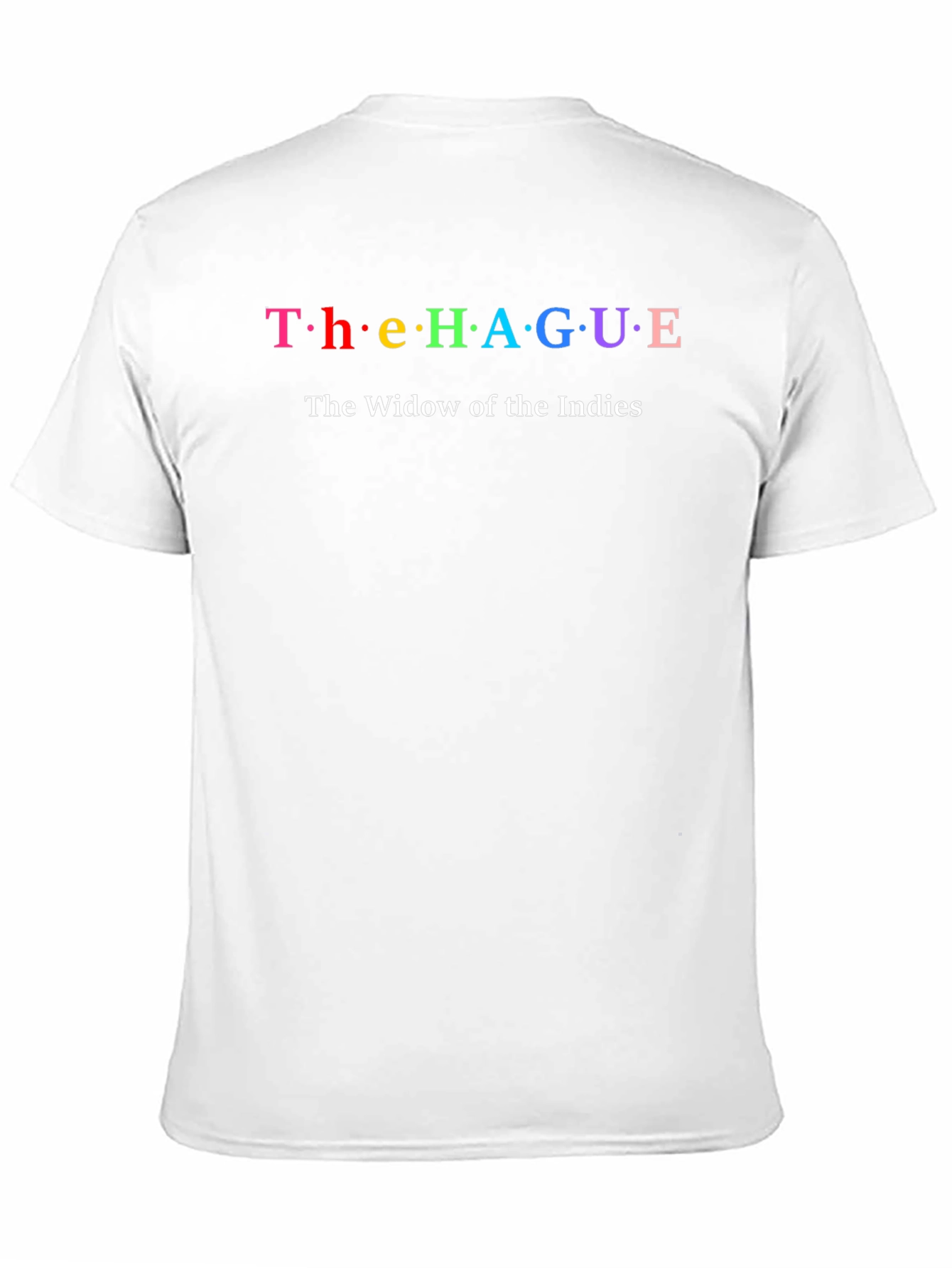 The Hague Rainbow Text T-Shirt